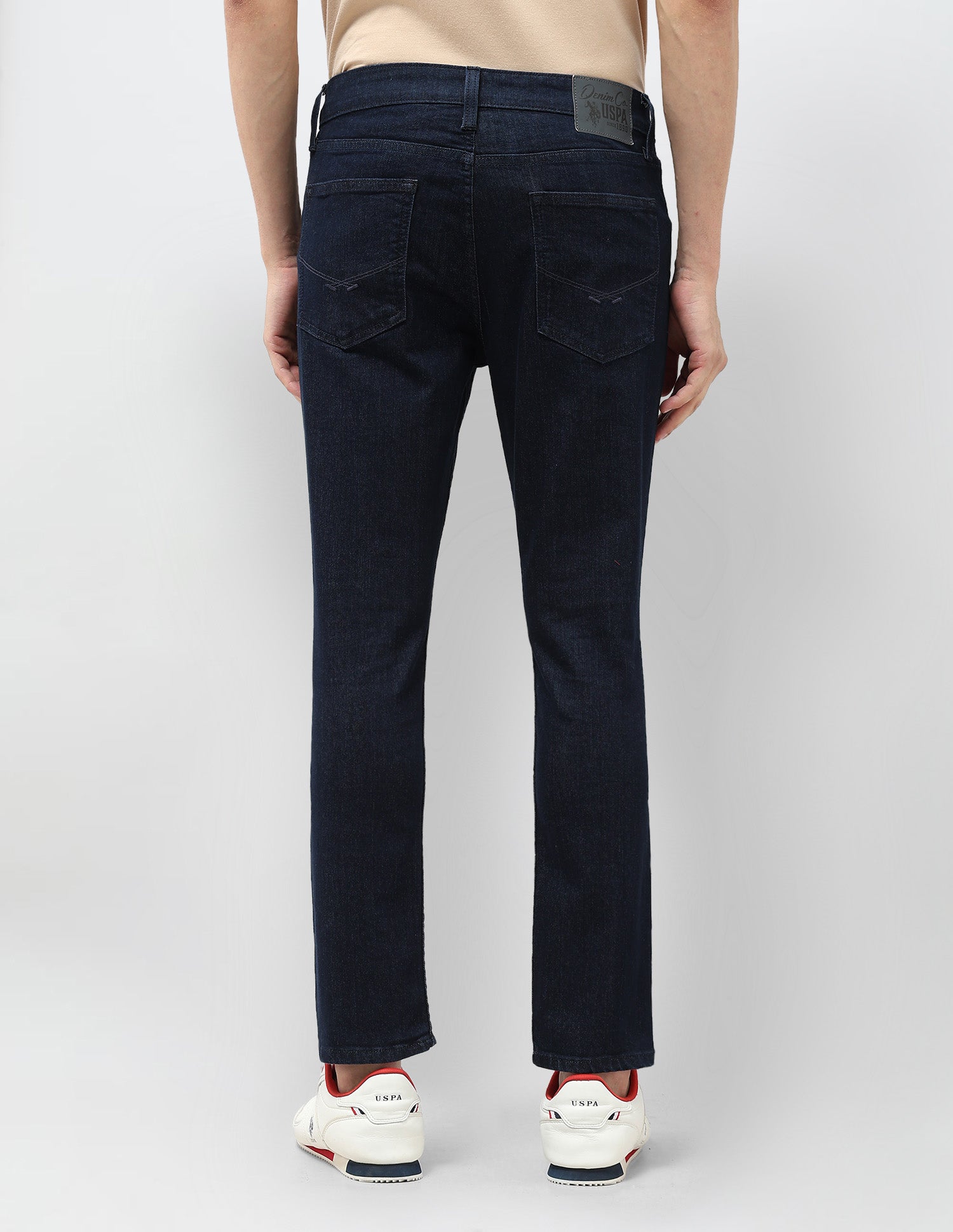 Henry Tapered Fit Mid Rise Jeans Dark Blue - U.S. POLO ASSN. | Large