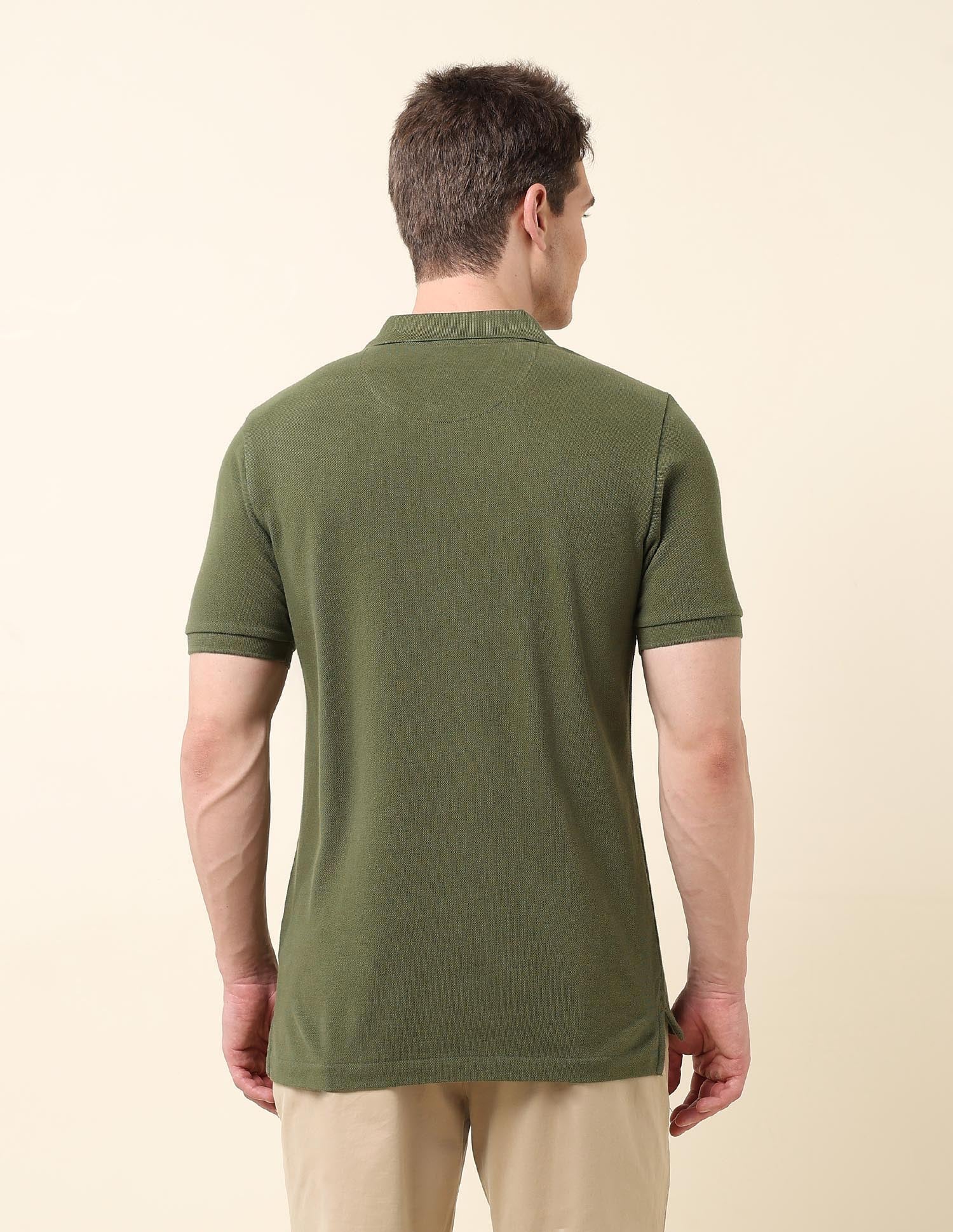 Brand Embroidered Classic Polo Shirt Olive - U.S. POLO ASSN. | Large