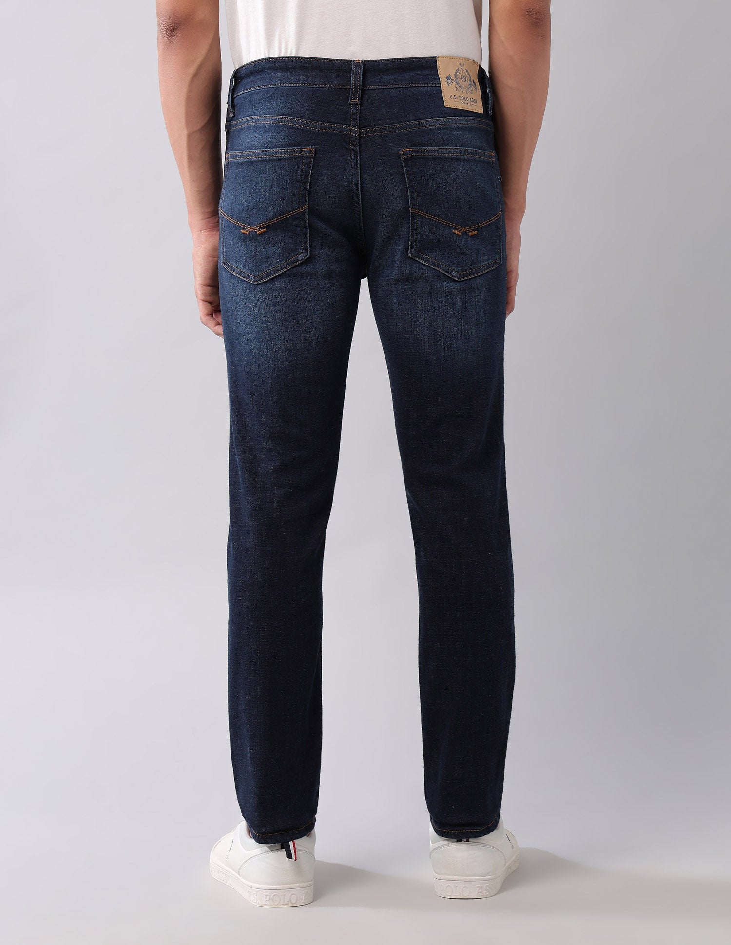 Regallo Skinny Fit Blue Jeans Dark Blue - U.S. Polo Assn. India | Large