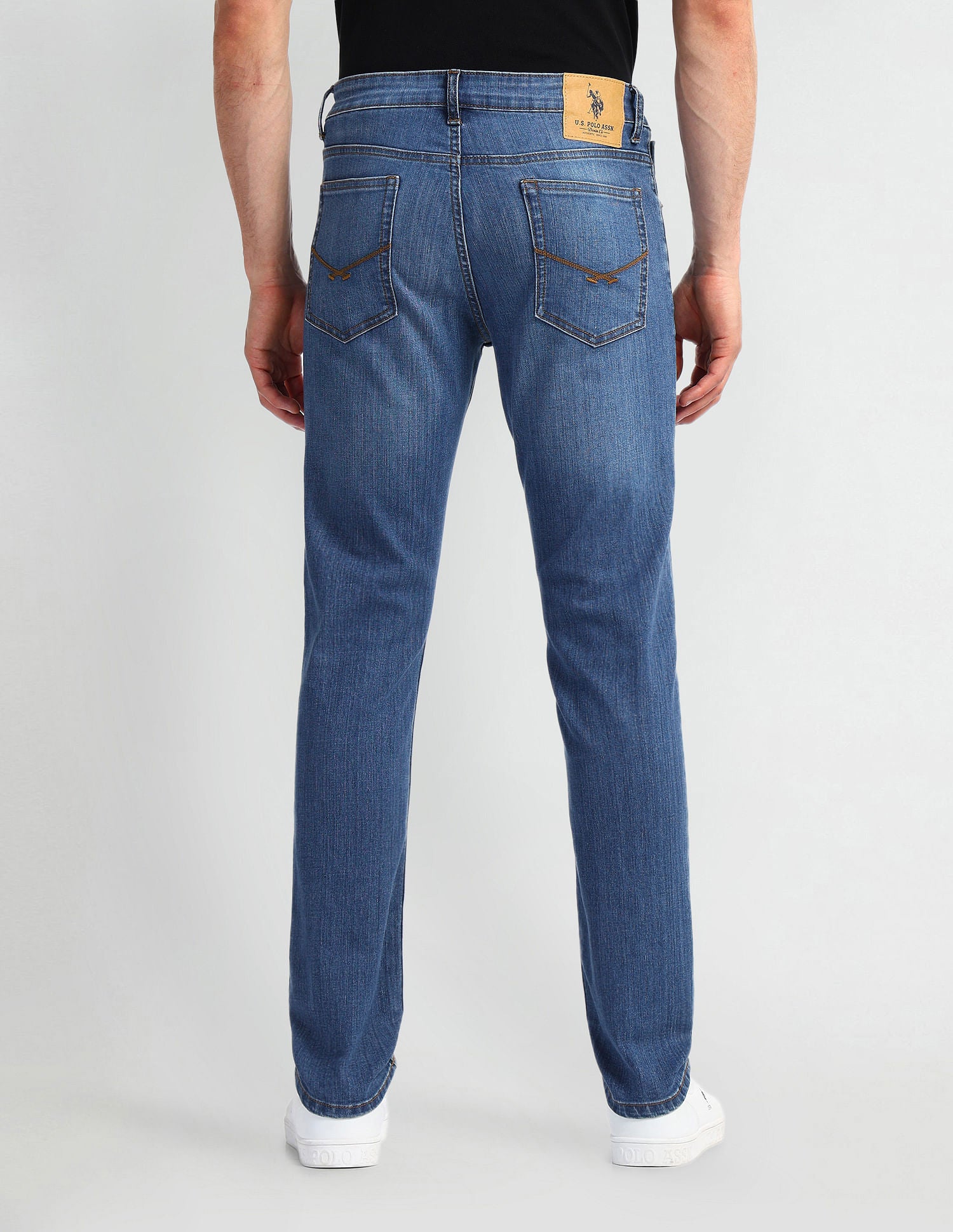 Brandon Slim Fit Blue Jeans Blue - U.S. Polo Assn. India | Large