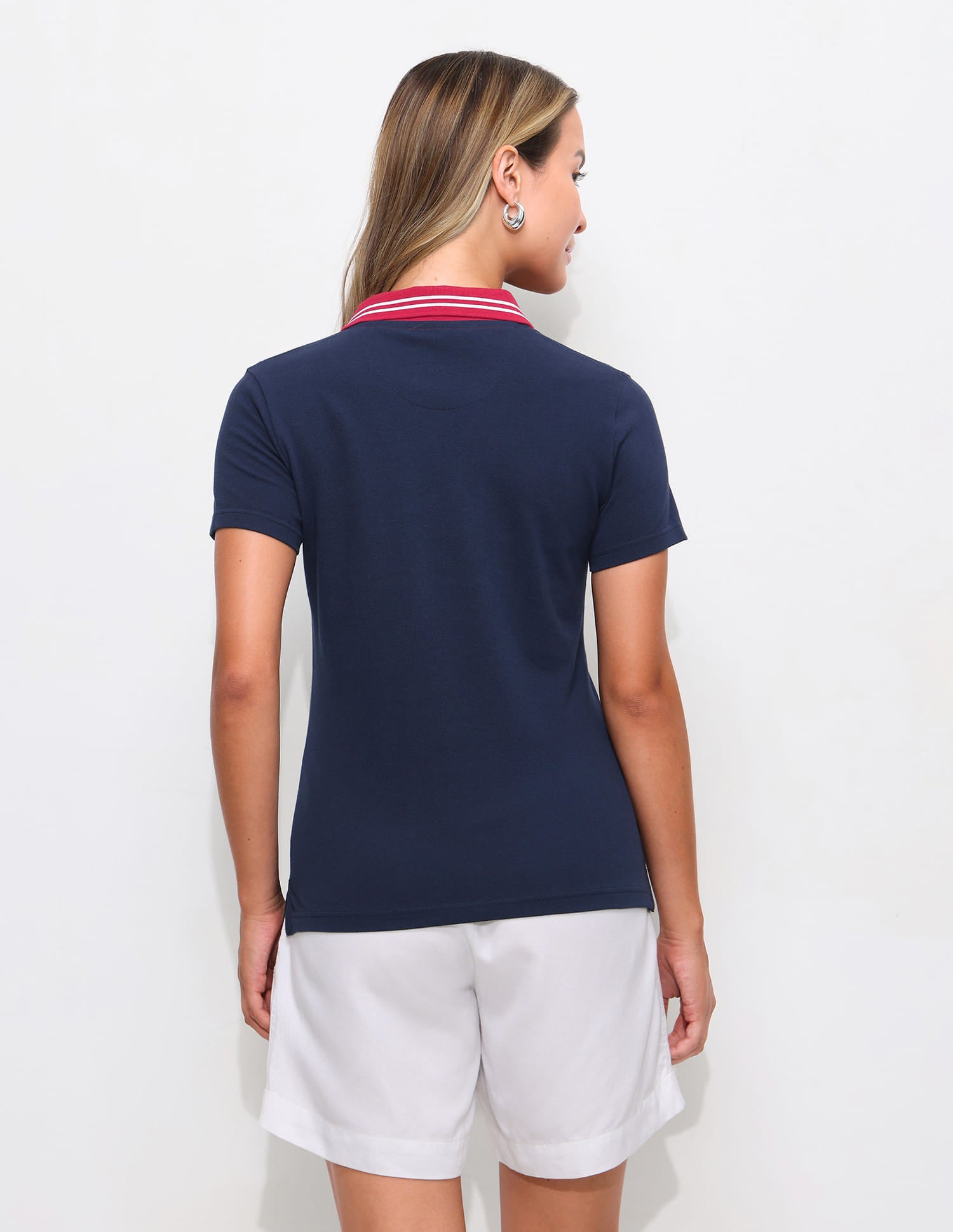 Solid Regular Fit Polo Shirt Blue - U.S. Polo Assn. India | Large