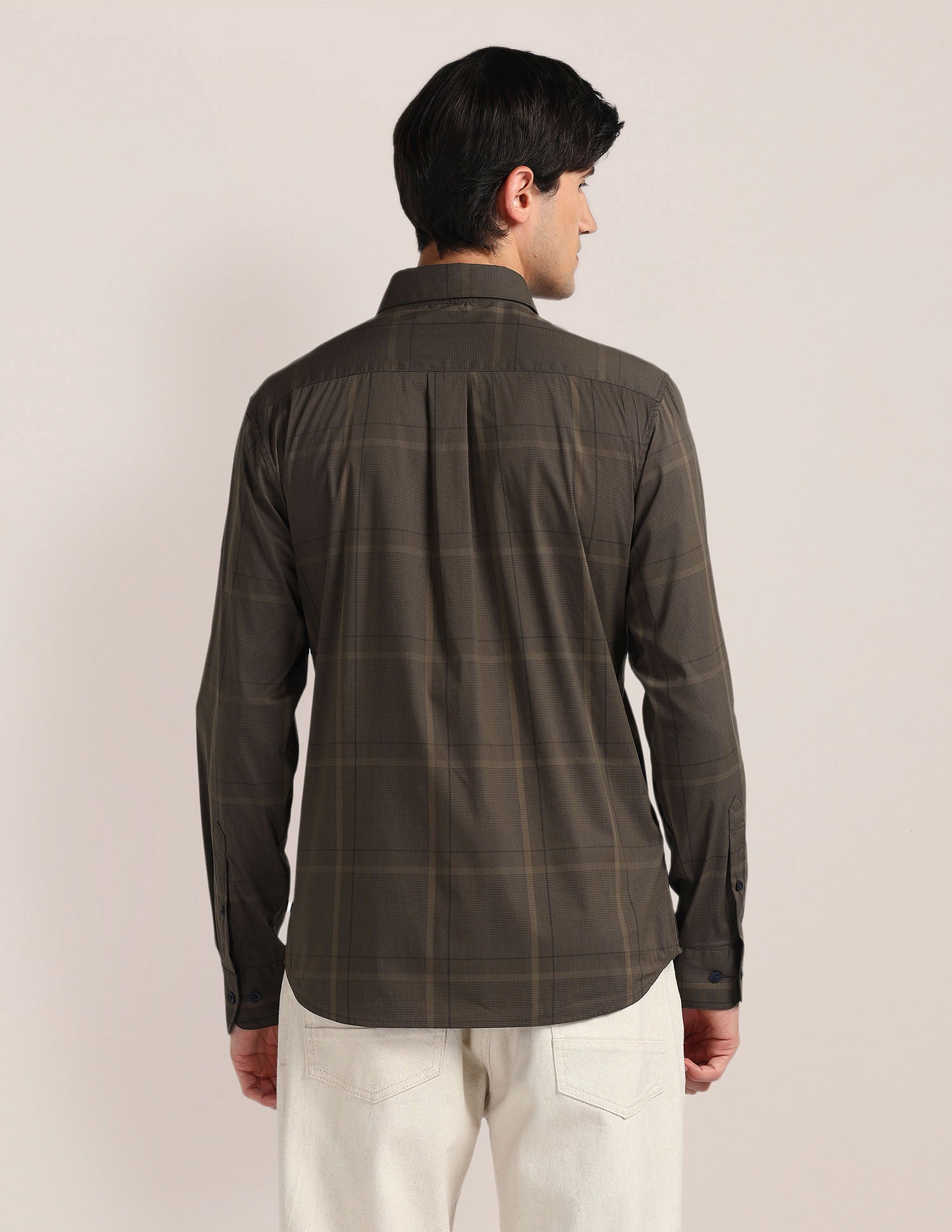 Tartan Check Regular Fit Shirt Brown - U.S. Polo Assn. India | Large