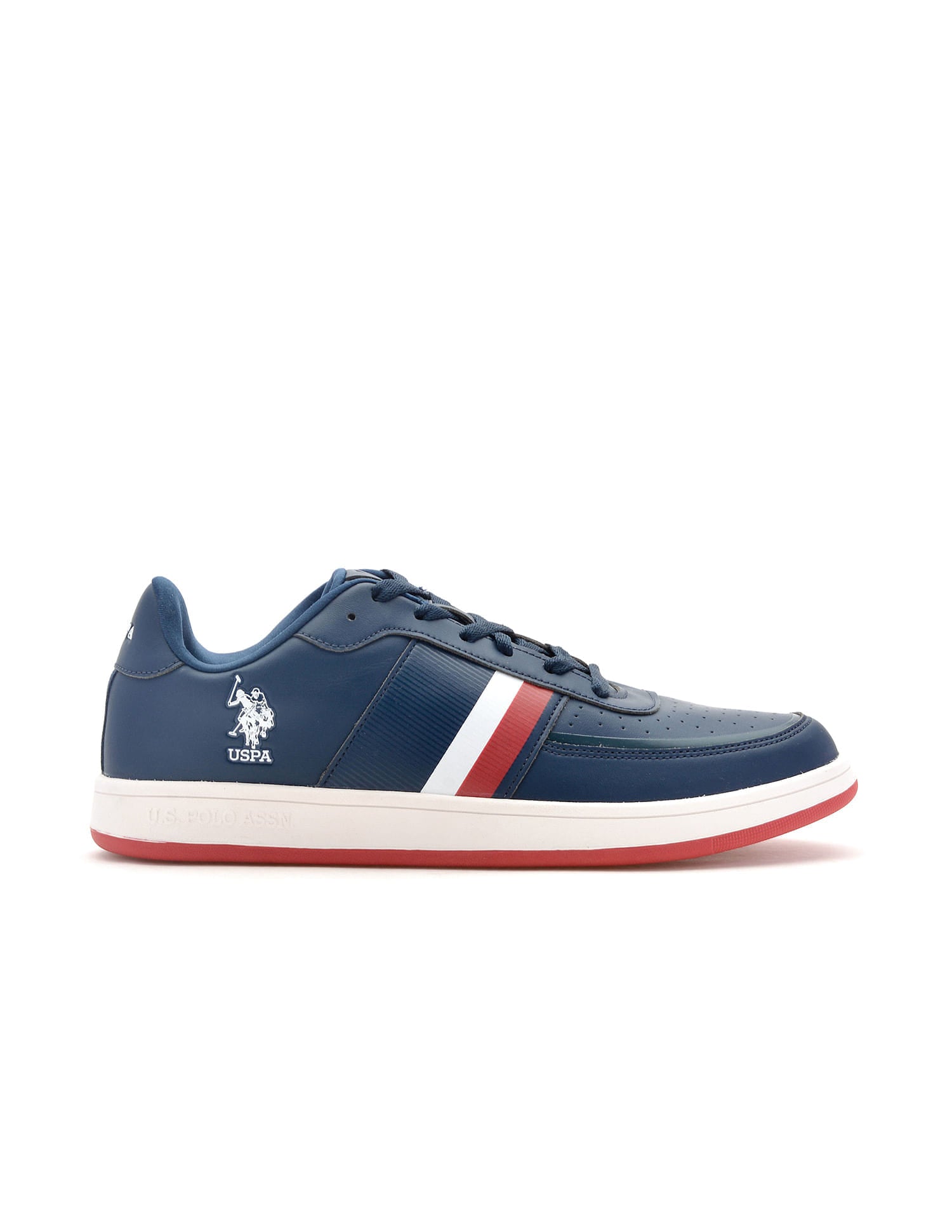 Men Gael Navy Retro Court Sneakers Navy - U.S. Polo Assn. India | Large