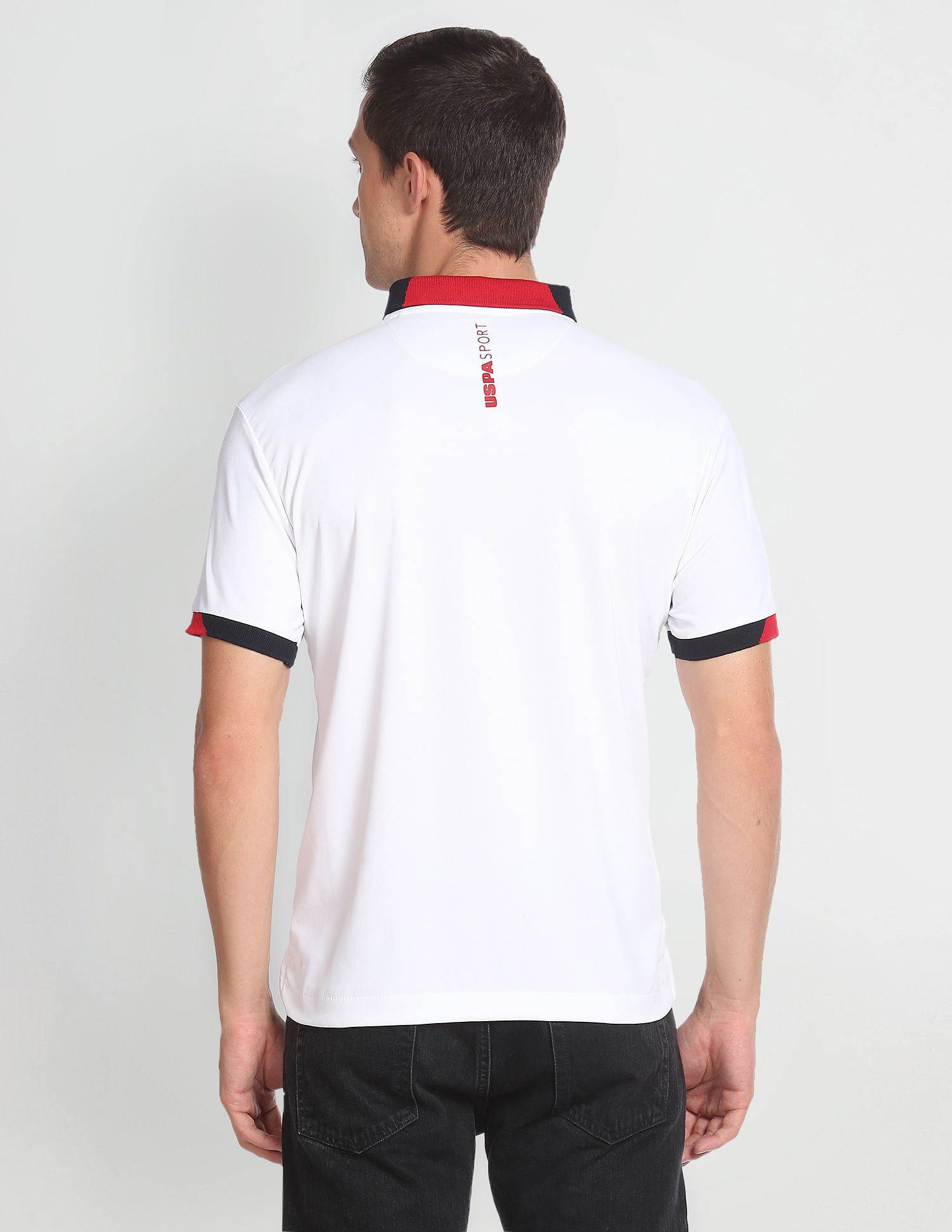 Solid Slim Fit Polo Shirt White - U.S. POLO ASSN. | Large