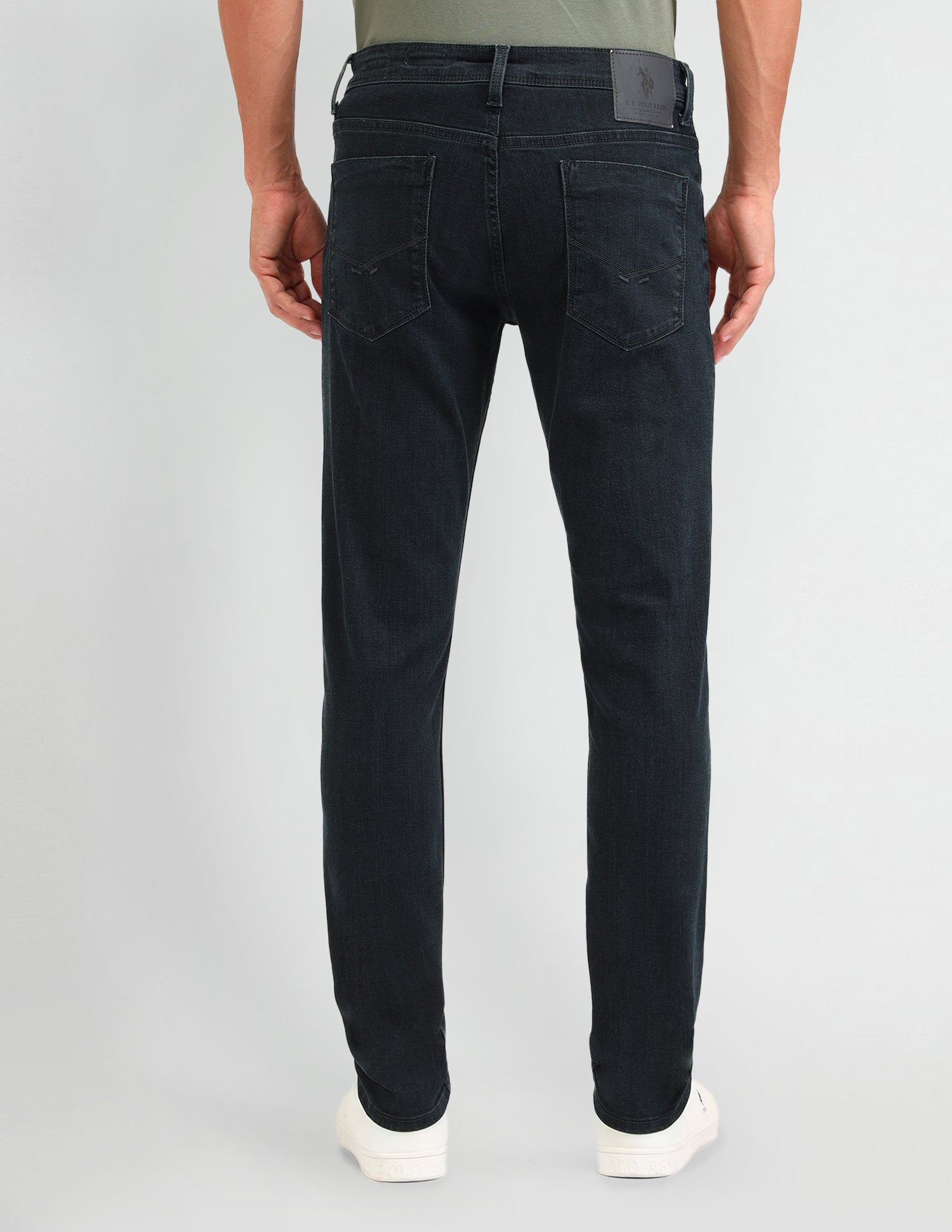 Brandon Slim Tapered Blue Jeans Blue - U.S. Polo Assn. India | Large