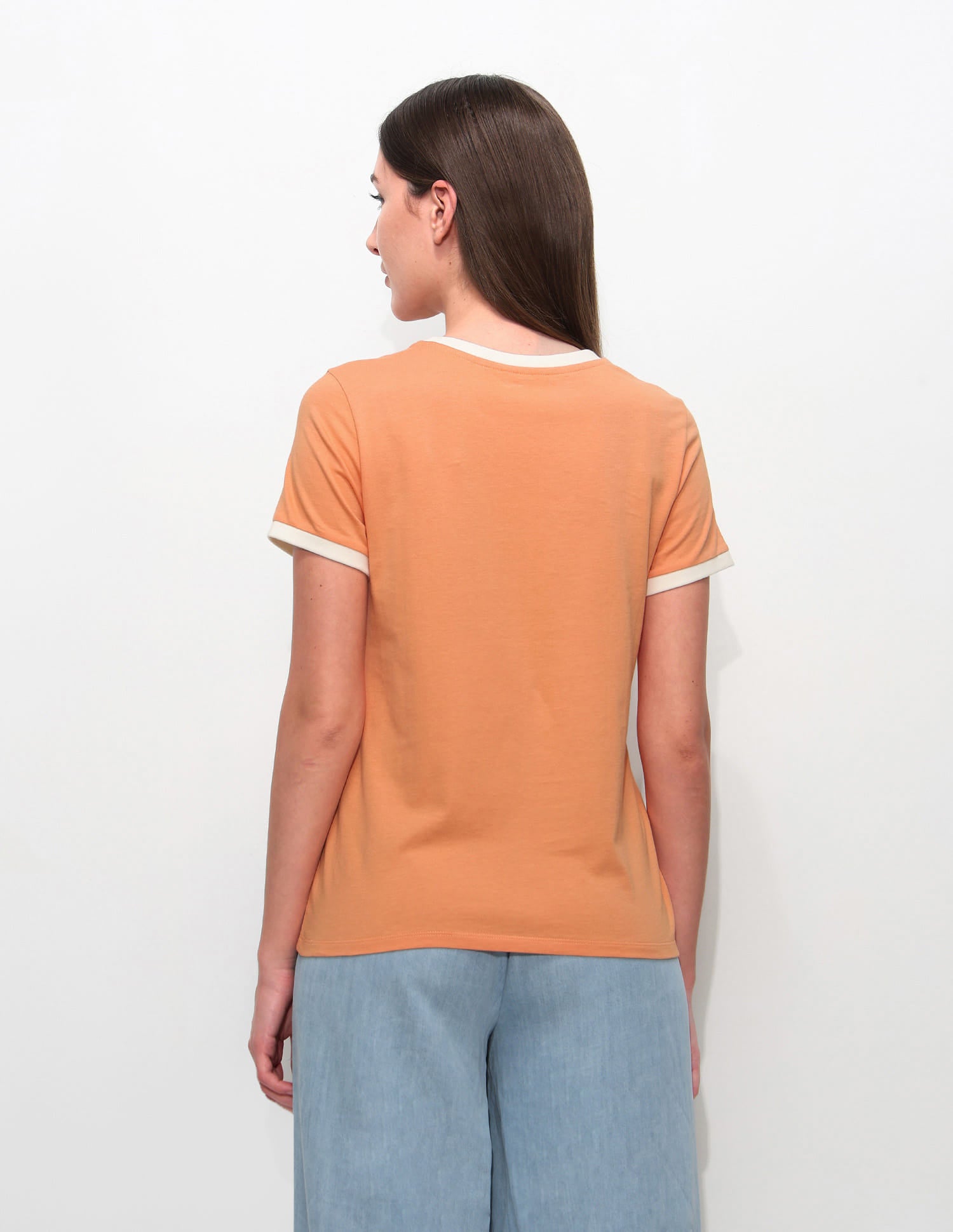 Regular Fit Graphic Printed T-Shirt Orange - U.S. Polo Assn. India | Large
