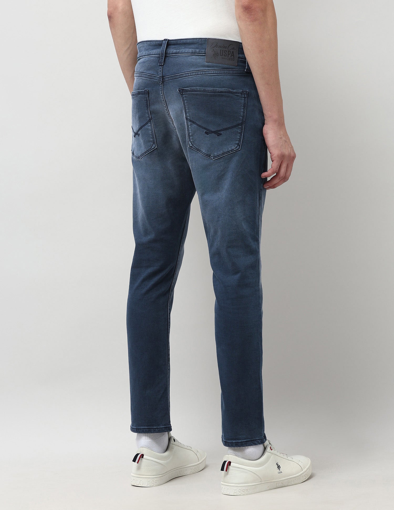 Henry Tapered Fit Blue Jeans Dark Blue - U.S. POLO ASSN. | Large