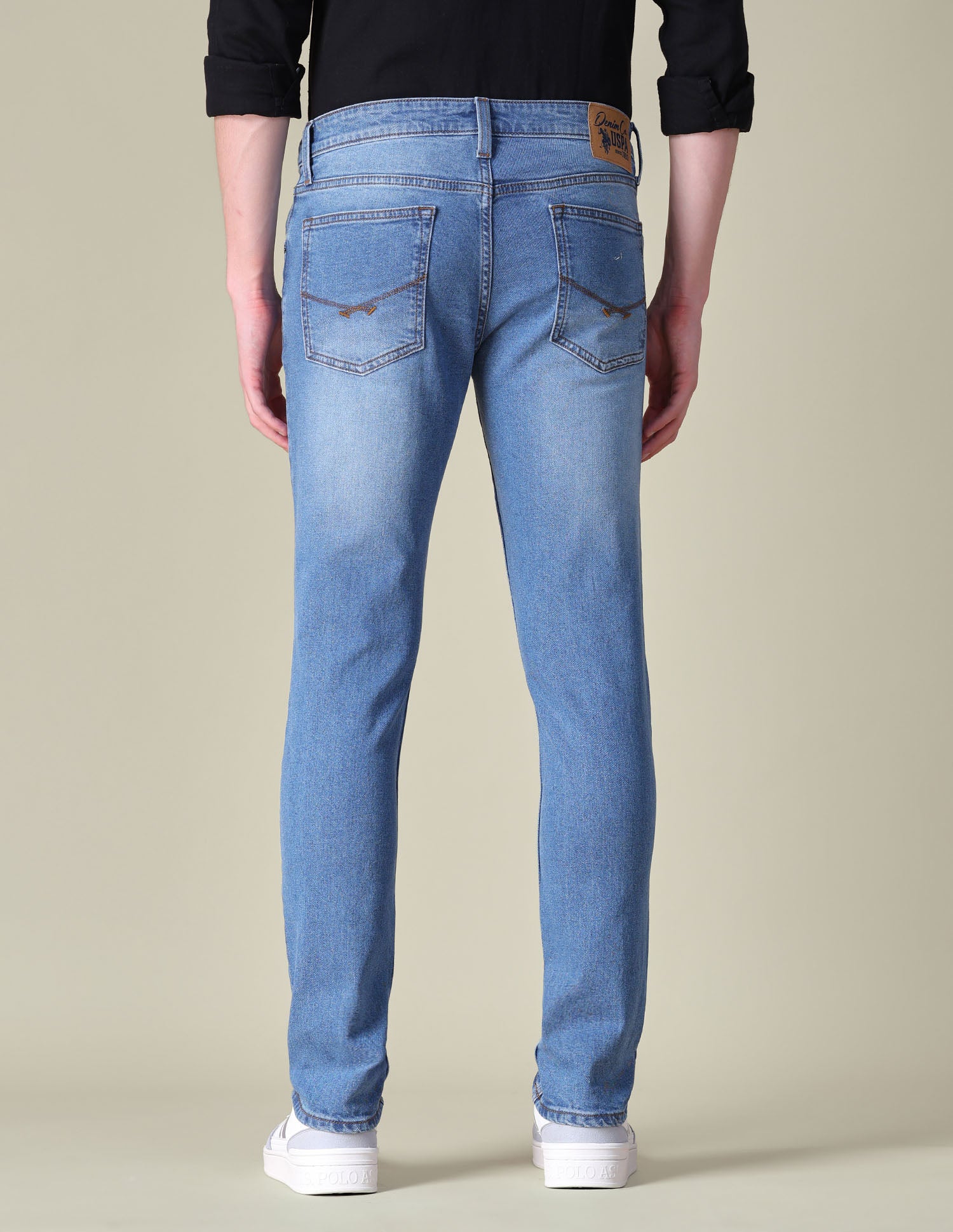 Slim Tapered Fit Blue Jeans Indigo - U.S. POLO ASSN. | Large