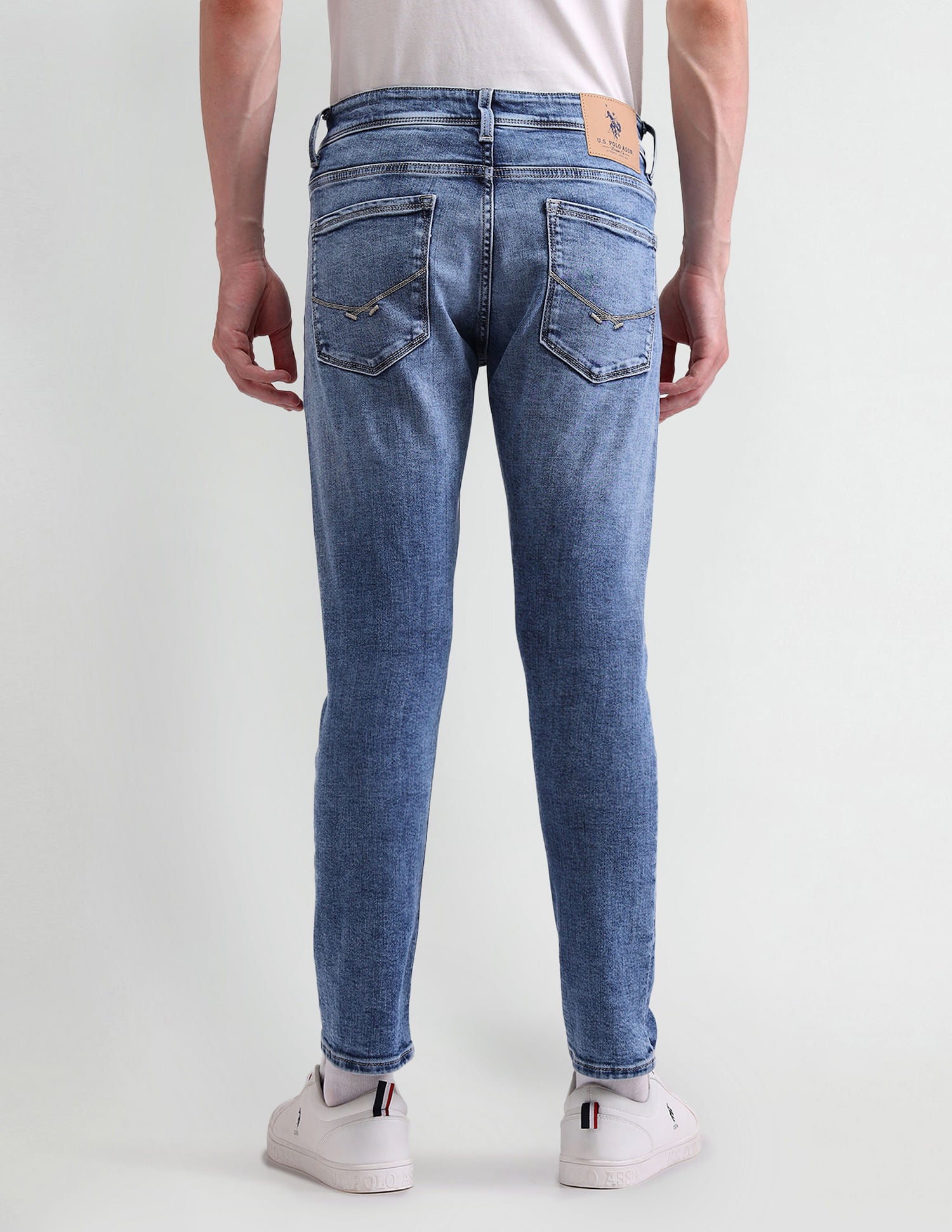 Henry Tapered Blue Jeans Blue - U.S. POLO ASSN. | Large