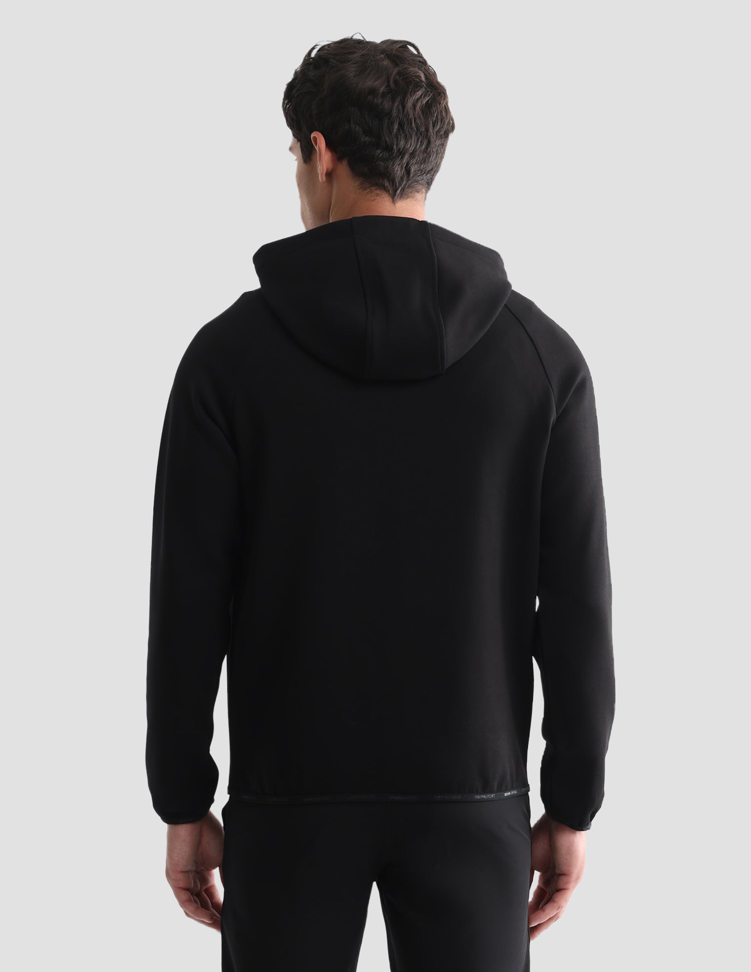 Regular Fit Solid Active Sweatshirt Black - U.S. Polo Assn. India | Large