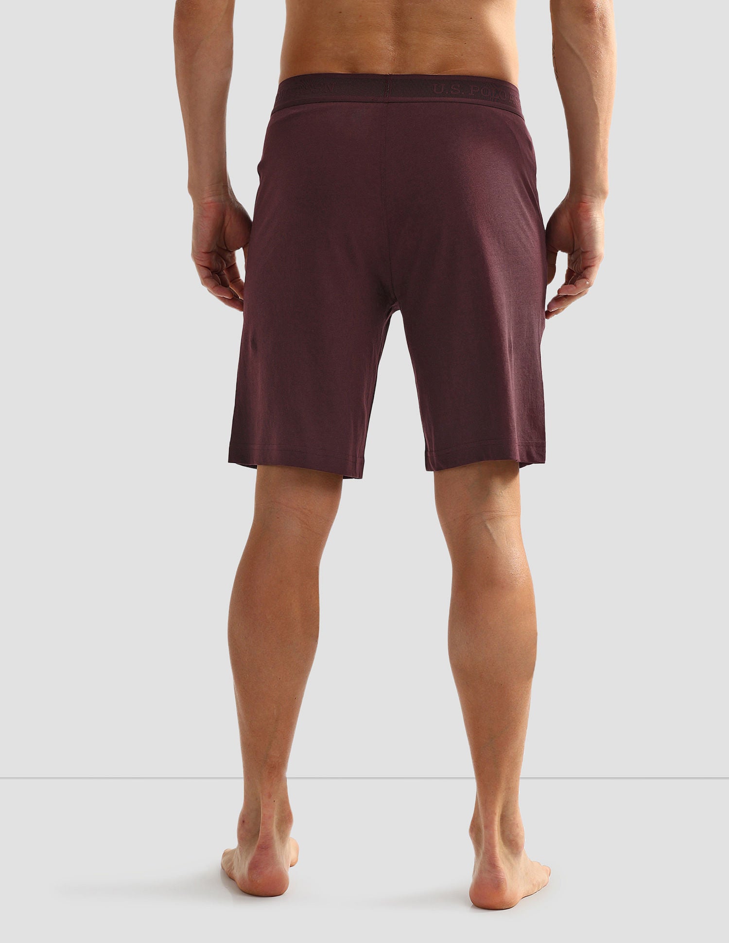 Mid Rise Solid LS001 Shorts - Pack Of 1 Port Royal - U.S. POLO ASSN. | Large