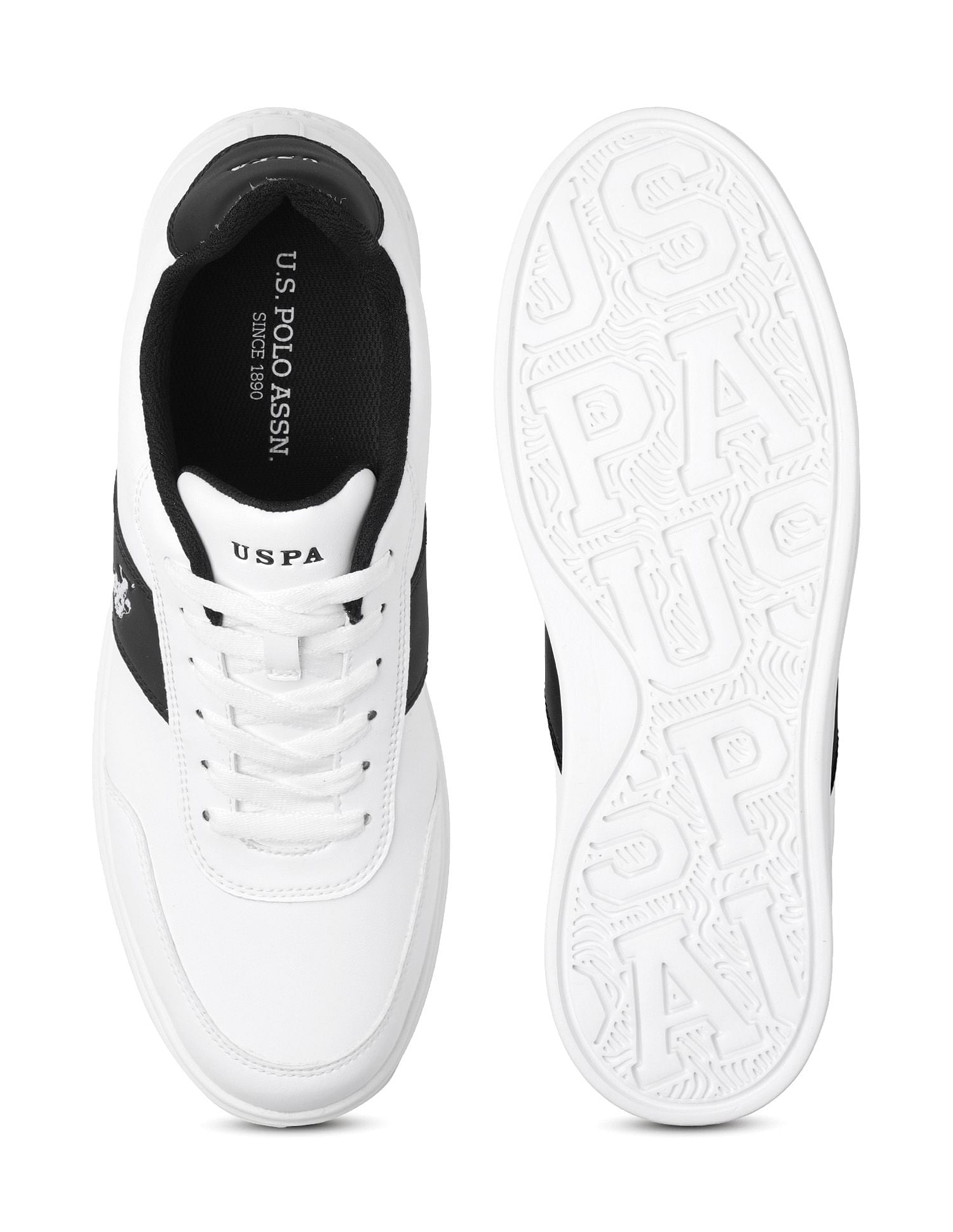 Men Torm Colourblocked Sneakers White - U.S. Polo Assn. India | Large