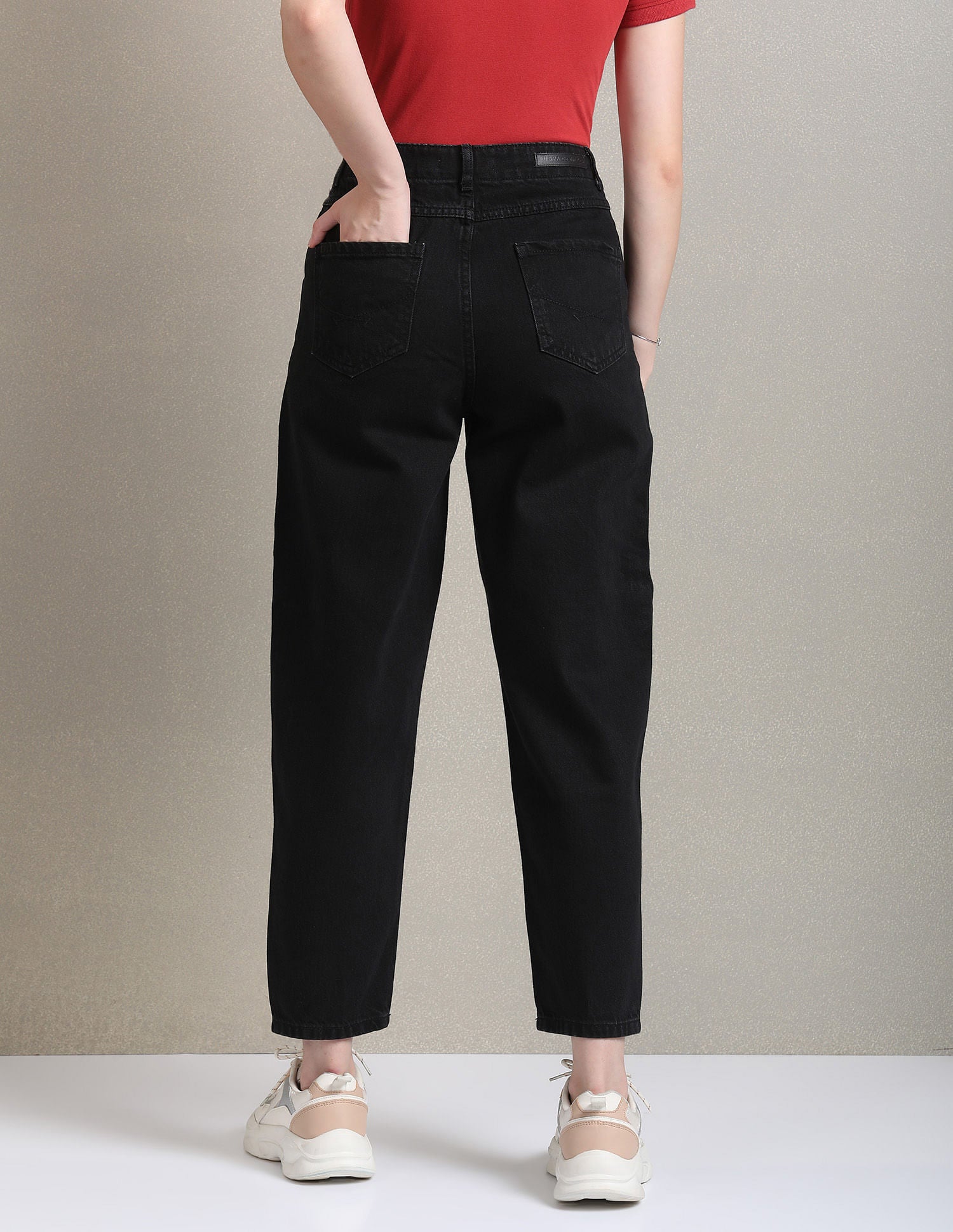 Carrot Fit Black Jeans Black - U.S. POLO ASSN. | Large