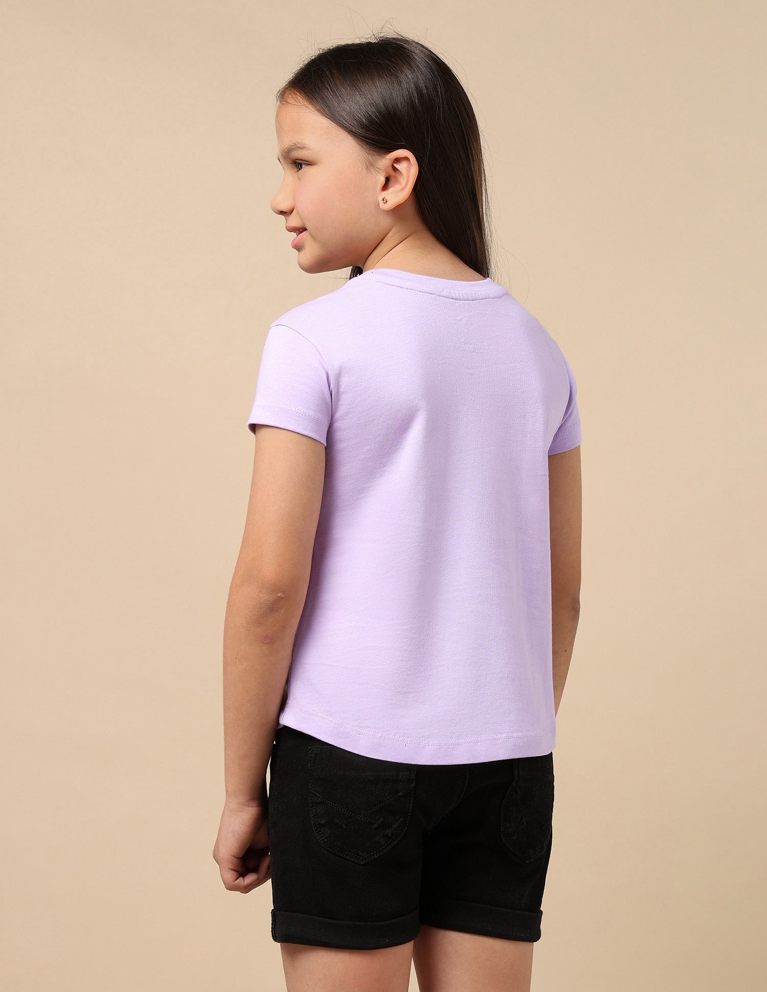 Girls Flip Sequin T-Shirt Purple - U.S. POLO ASSN. | Large