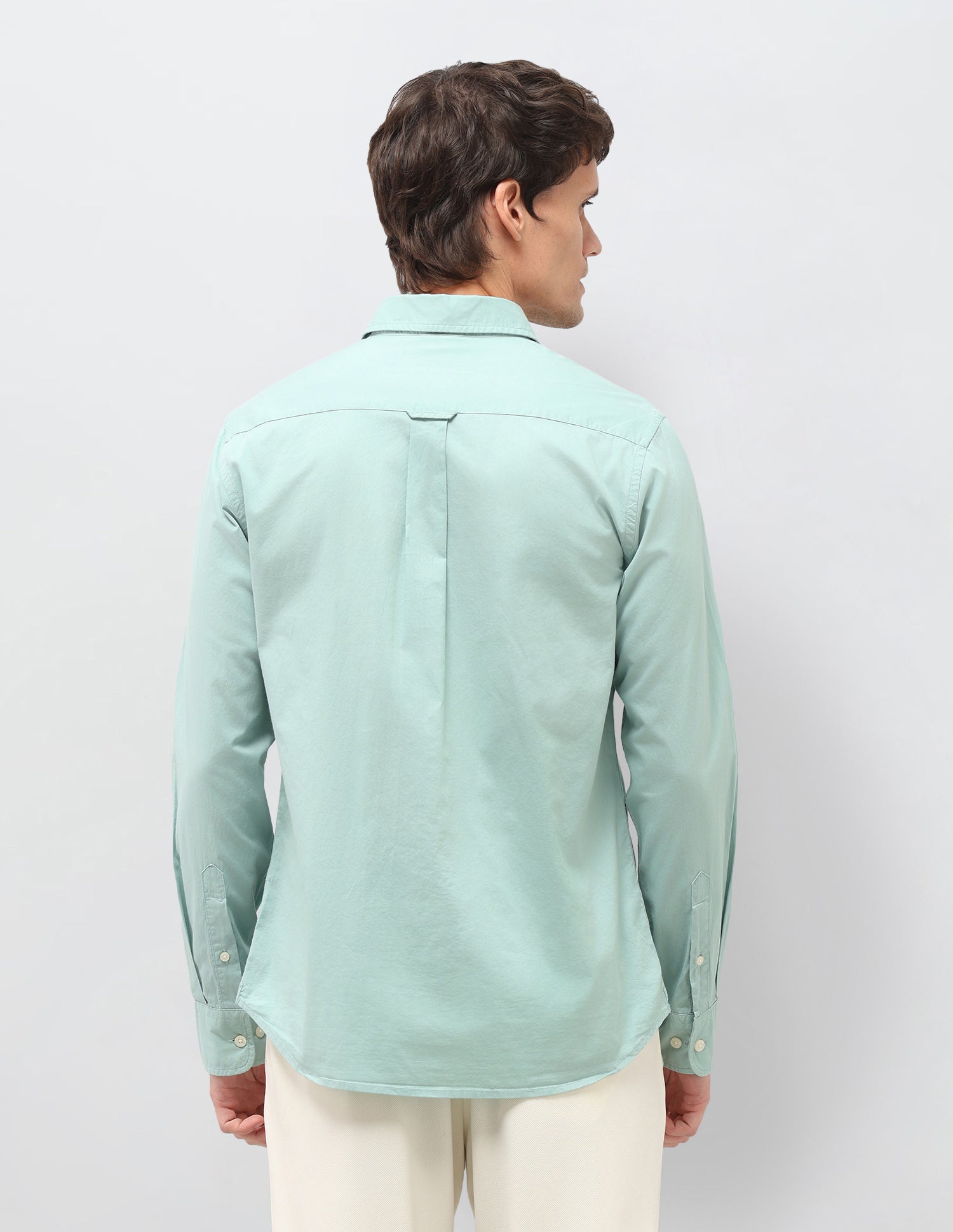 Twill Solid Shirt Mint - U.S. Polo Assn. India | Large