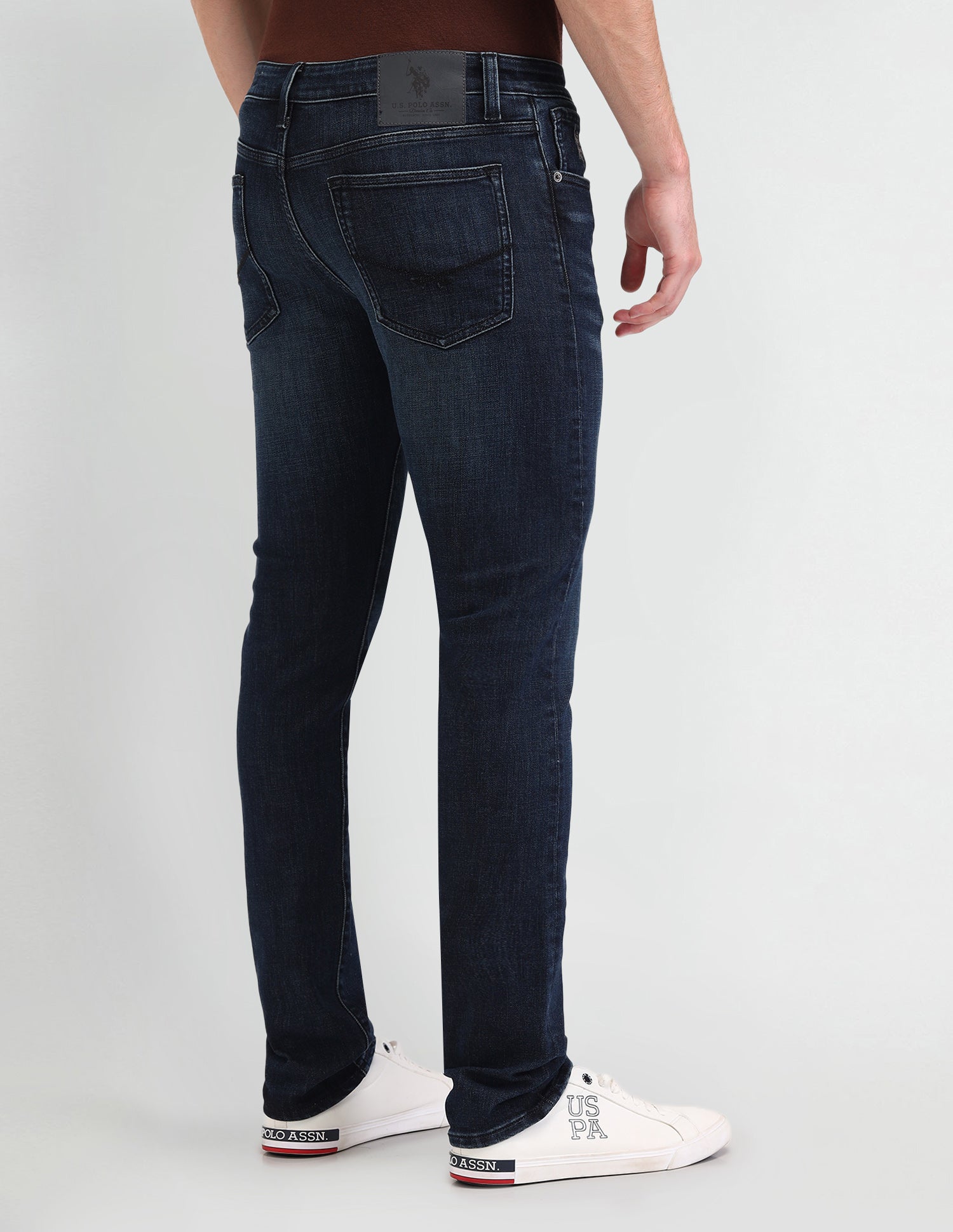 Regallo Skinny Fit Blue Jeans Blue - U.S. Polo Assn. India | Large