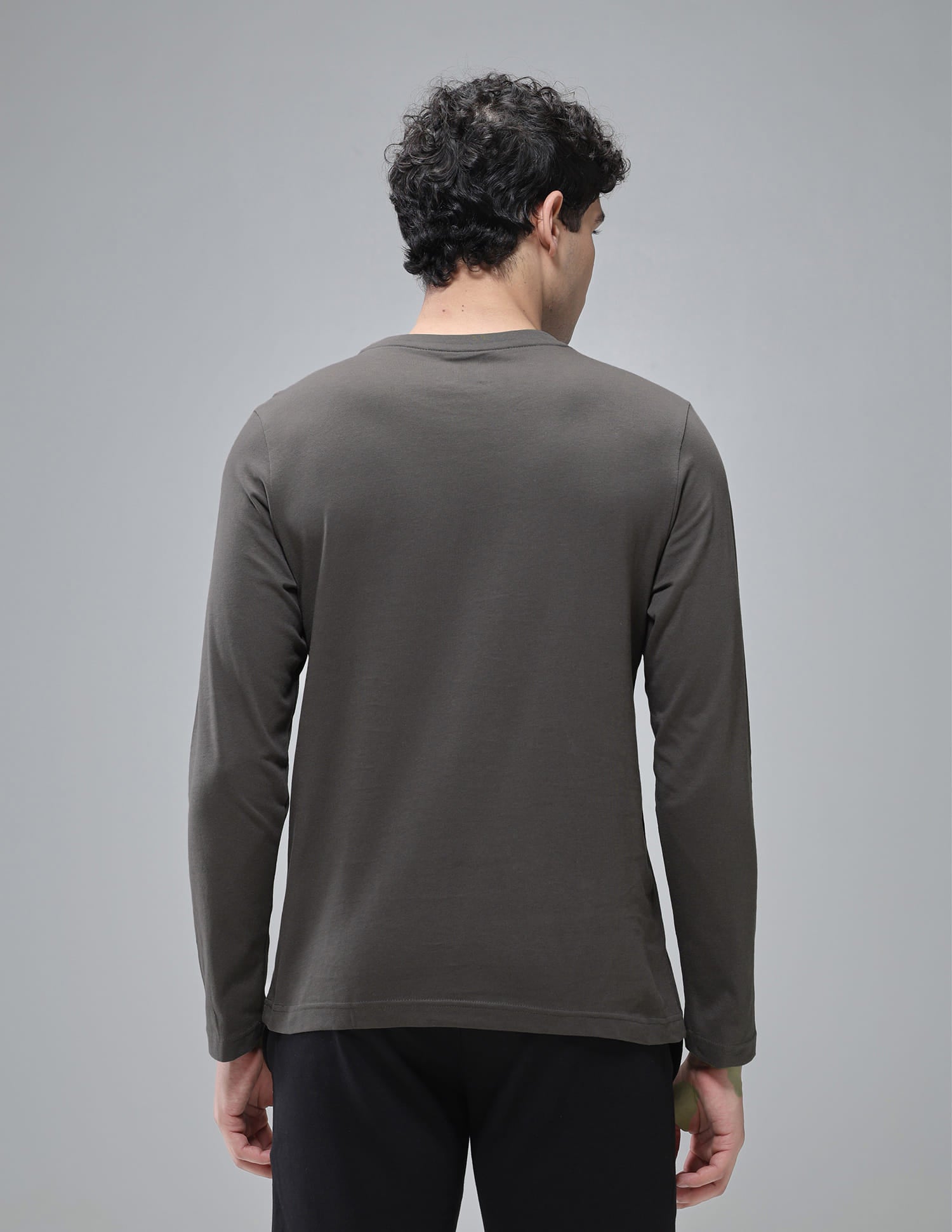 Comfort Fit Solid I693 Lounge T-Shirt - Pack Of 1 Grey - U.S. Polo Assn. India | Large