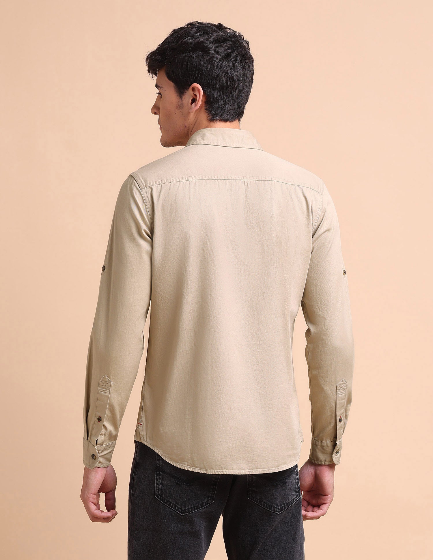 Utility Twill Shirt Light Khaki - U.S. POLO ASSN. | Large