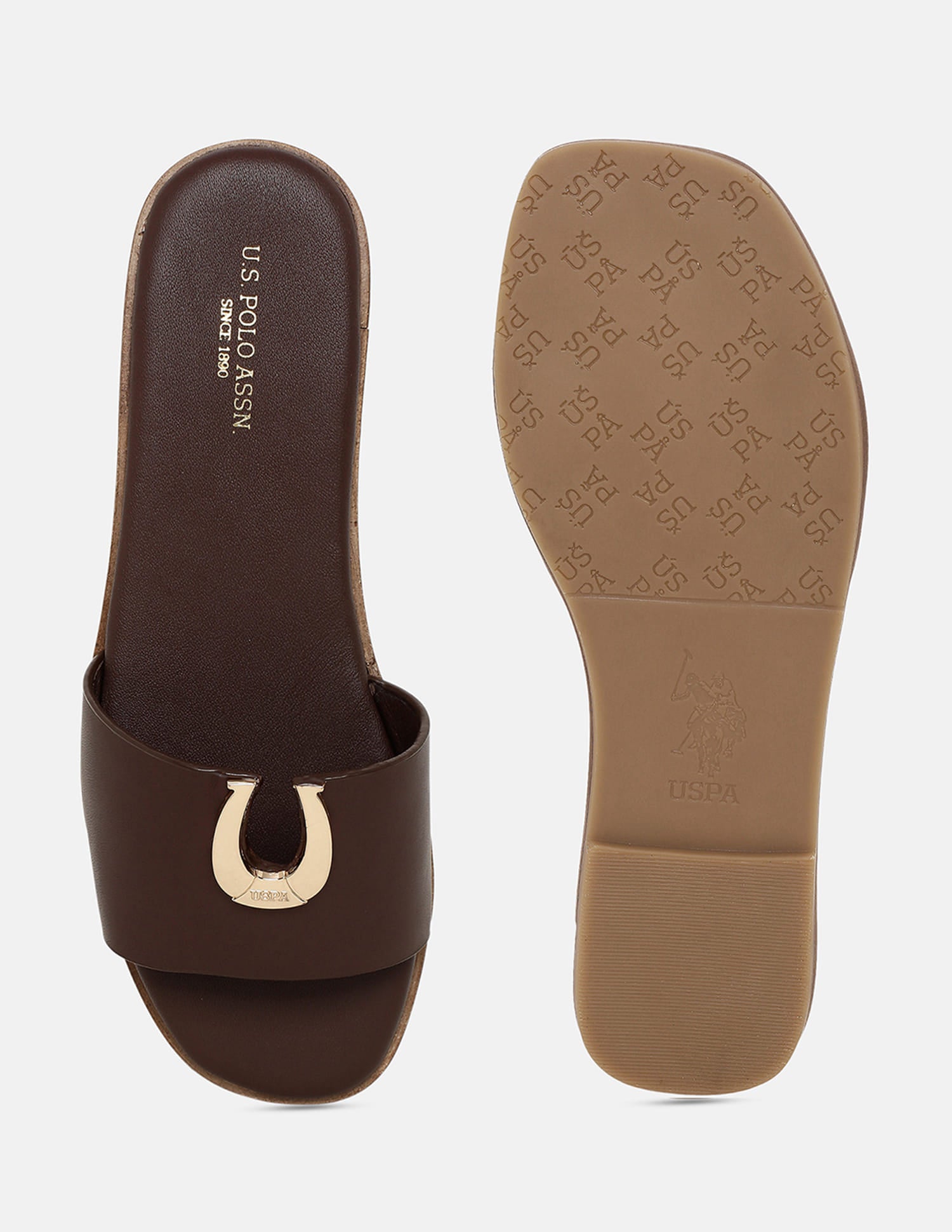 Solvere Slip-On Flats Tan - U.S. Polo Assn. India | Large
