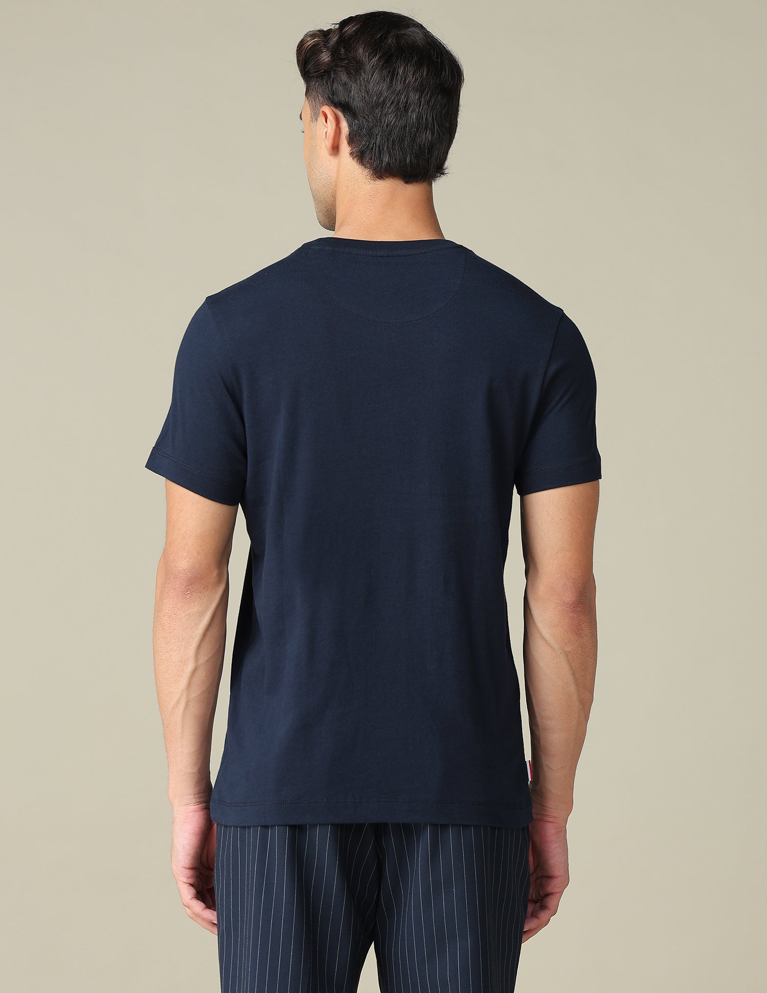 Muscle Fit Brand Printed T- Shirt Navy - U.S. POLO ASSN. | Large