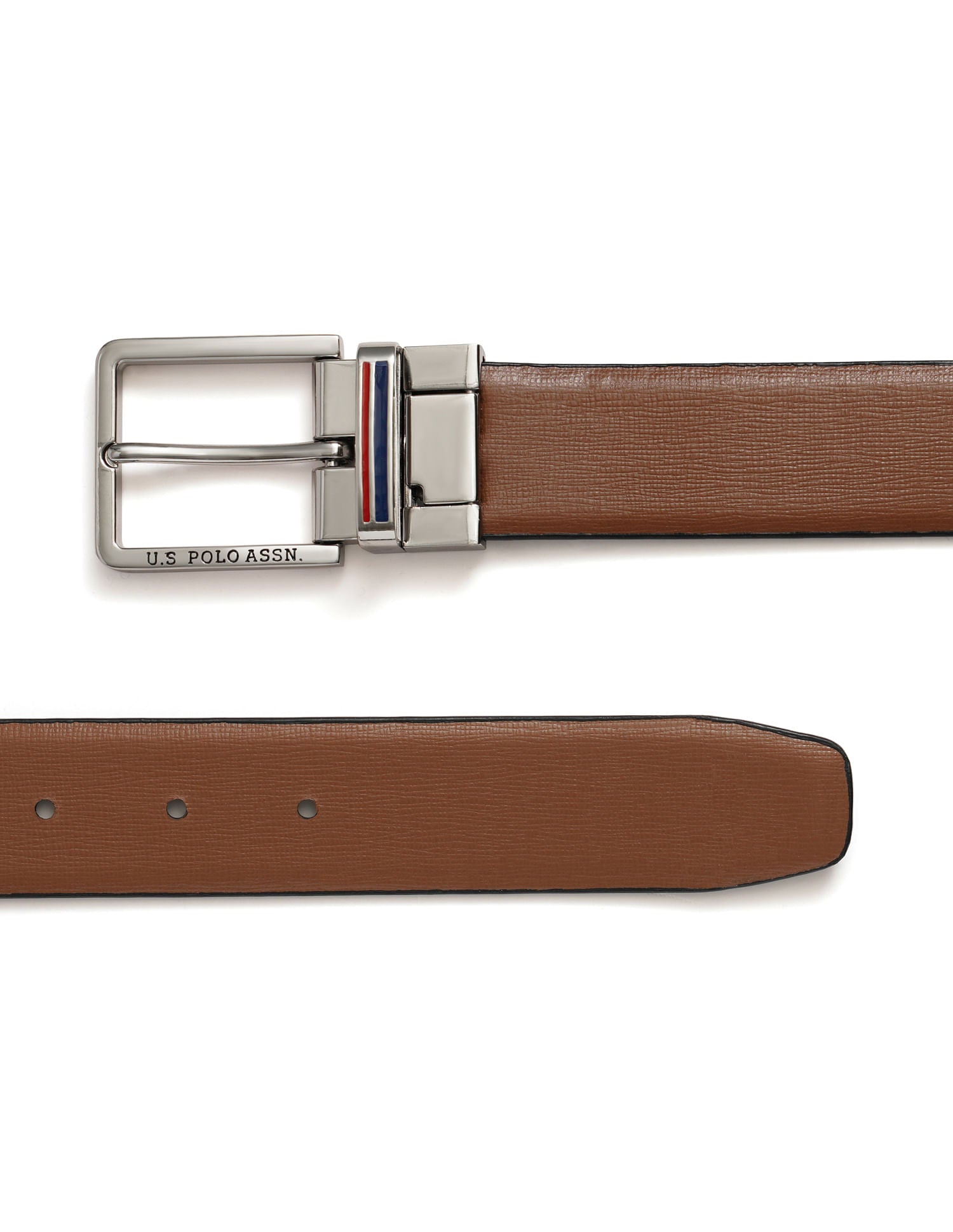 Solid Reversible Belt Black - U.S. POLO ASSN. | Large