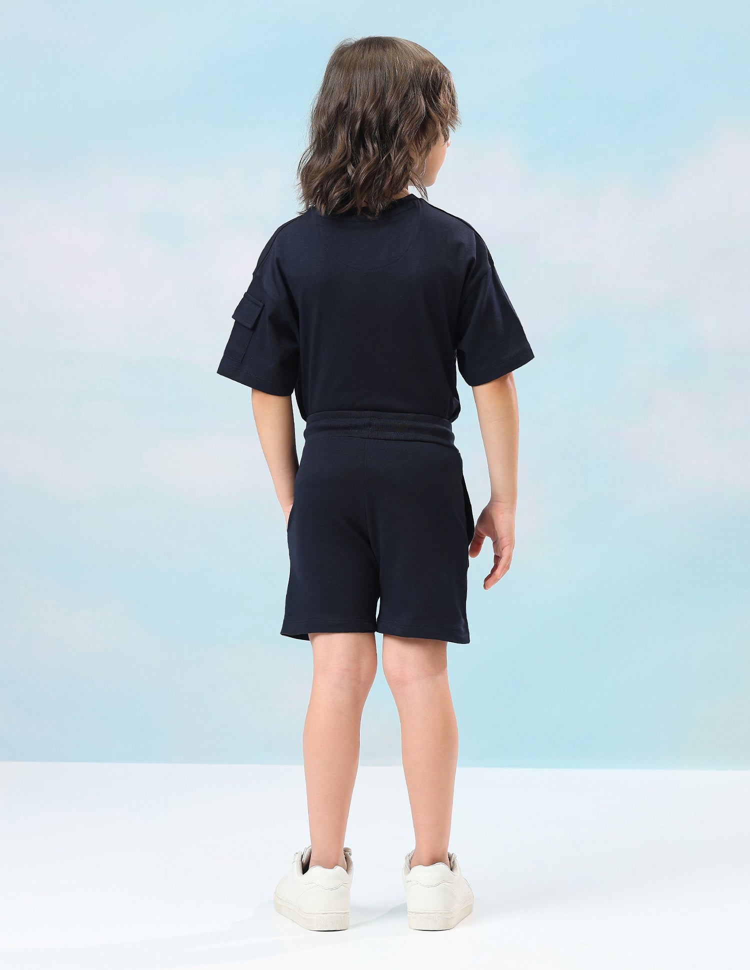 Mid rise Regular Fit Shorts Navy - U.S. Polo Assn. India | Large