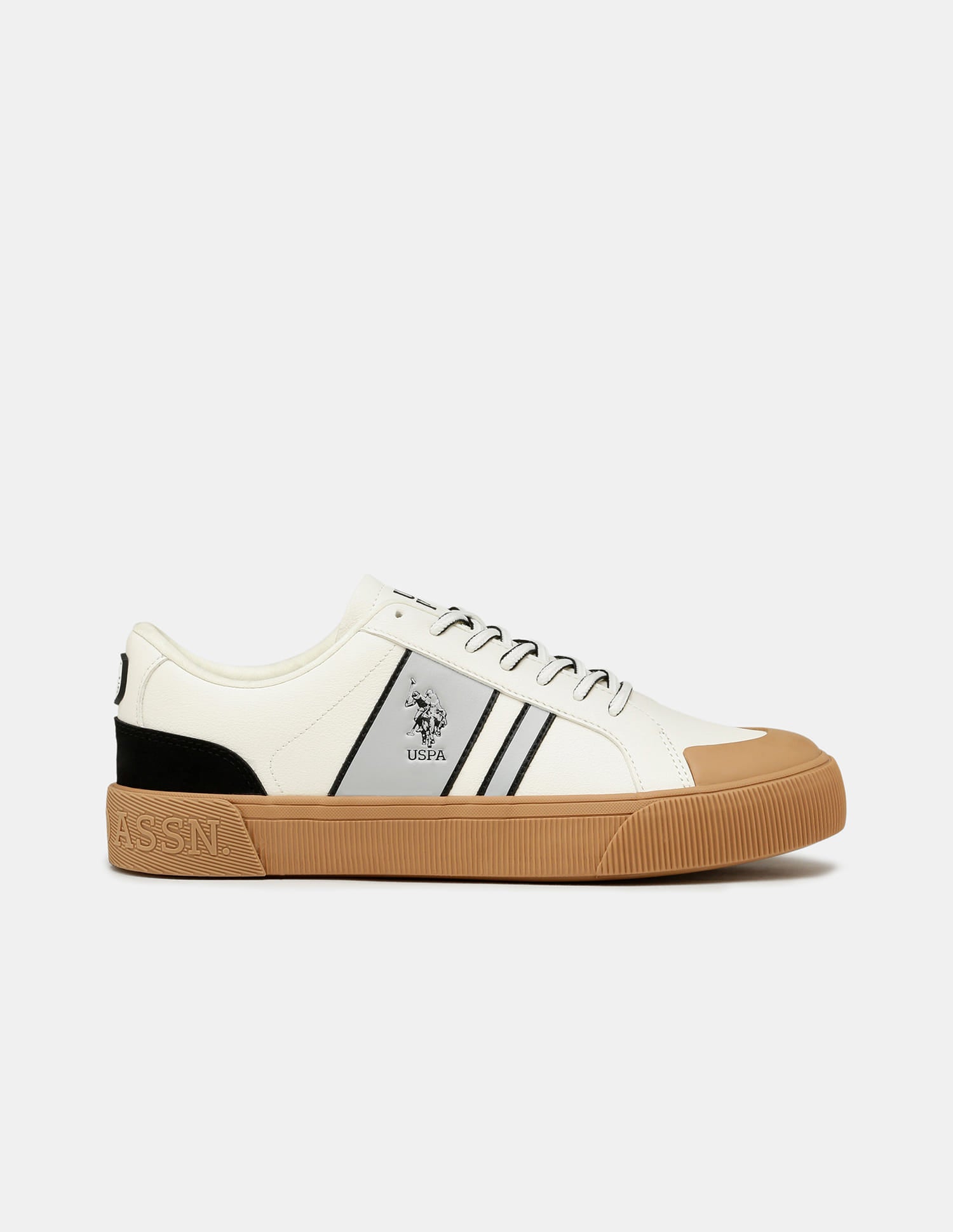 Men Colourblocked Mason Sneakers Off White - U.S. Polo Assn. India | Large