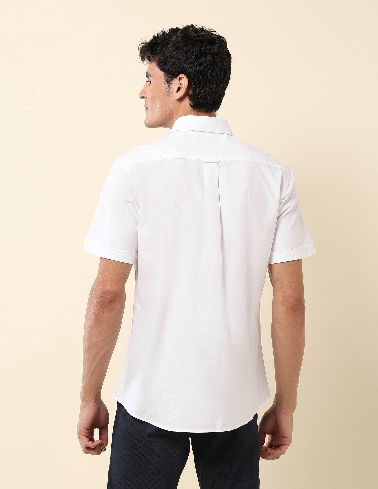 Horizontal Striped Pure Cotton Shirt White - U.S. POLO ASSN. | Large