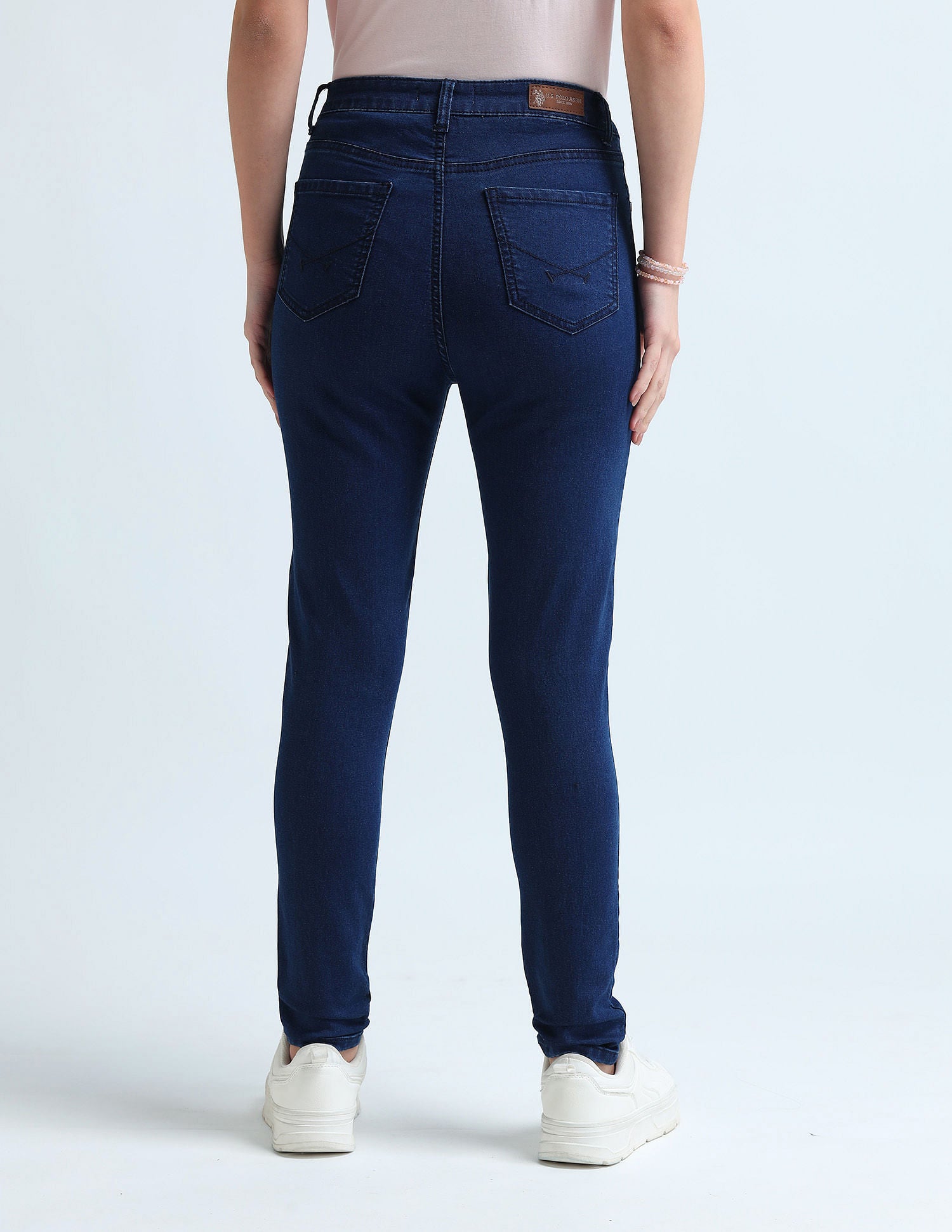 Super Skinny Fit Blue Jeans Blue - U.S. Polo Assn. India | Large