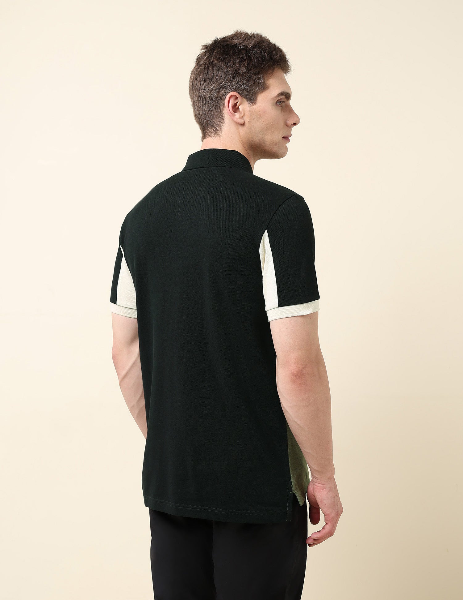 Colourblocked Classic Polo Shirt Black - U.S. Polo Assn. India | Large