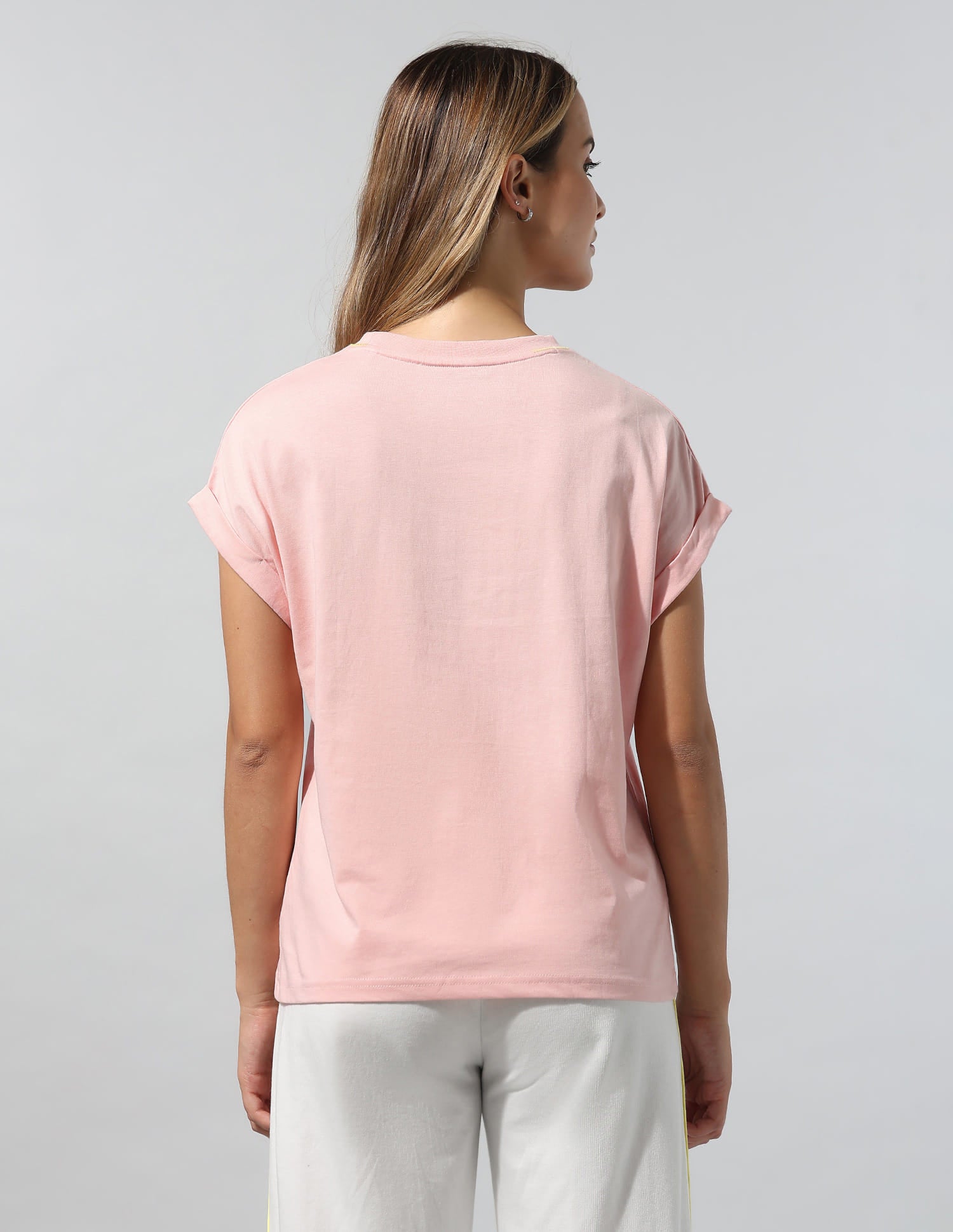 Brand Printed Regular Fit T-Shirt Pink - U.S. Polo Assn. India | Large