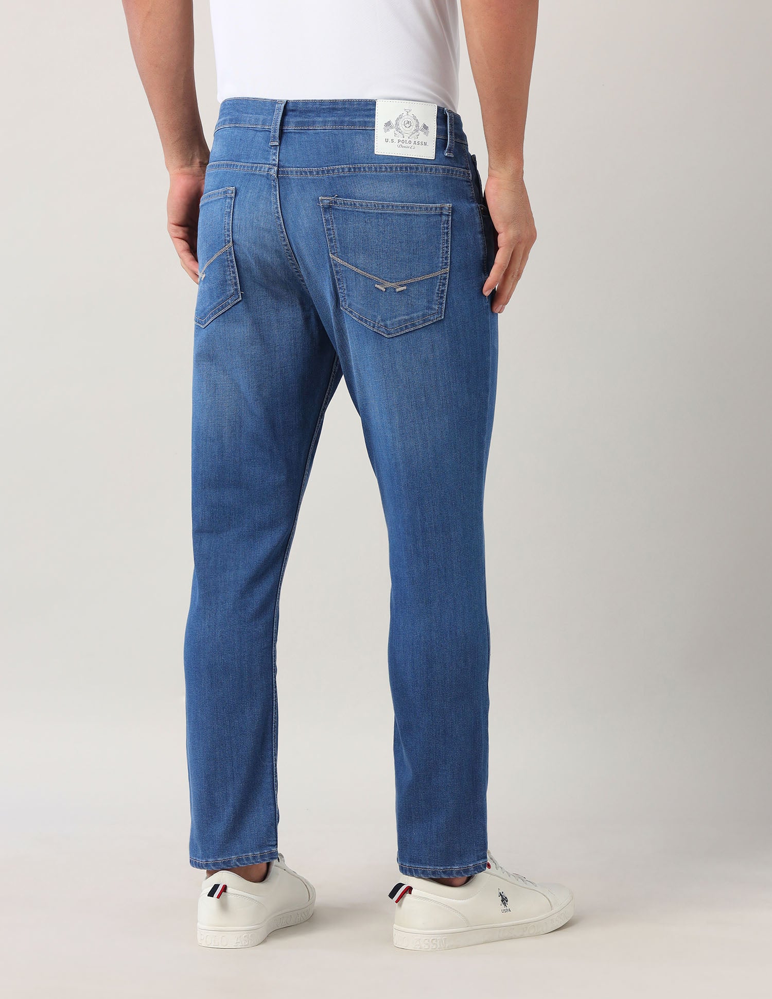Henry Tapered Fit Authentic Denim Jeans Blue - U.S. Polo Assn. India | Large
