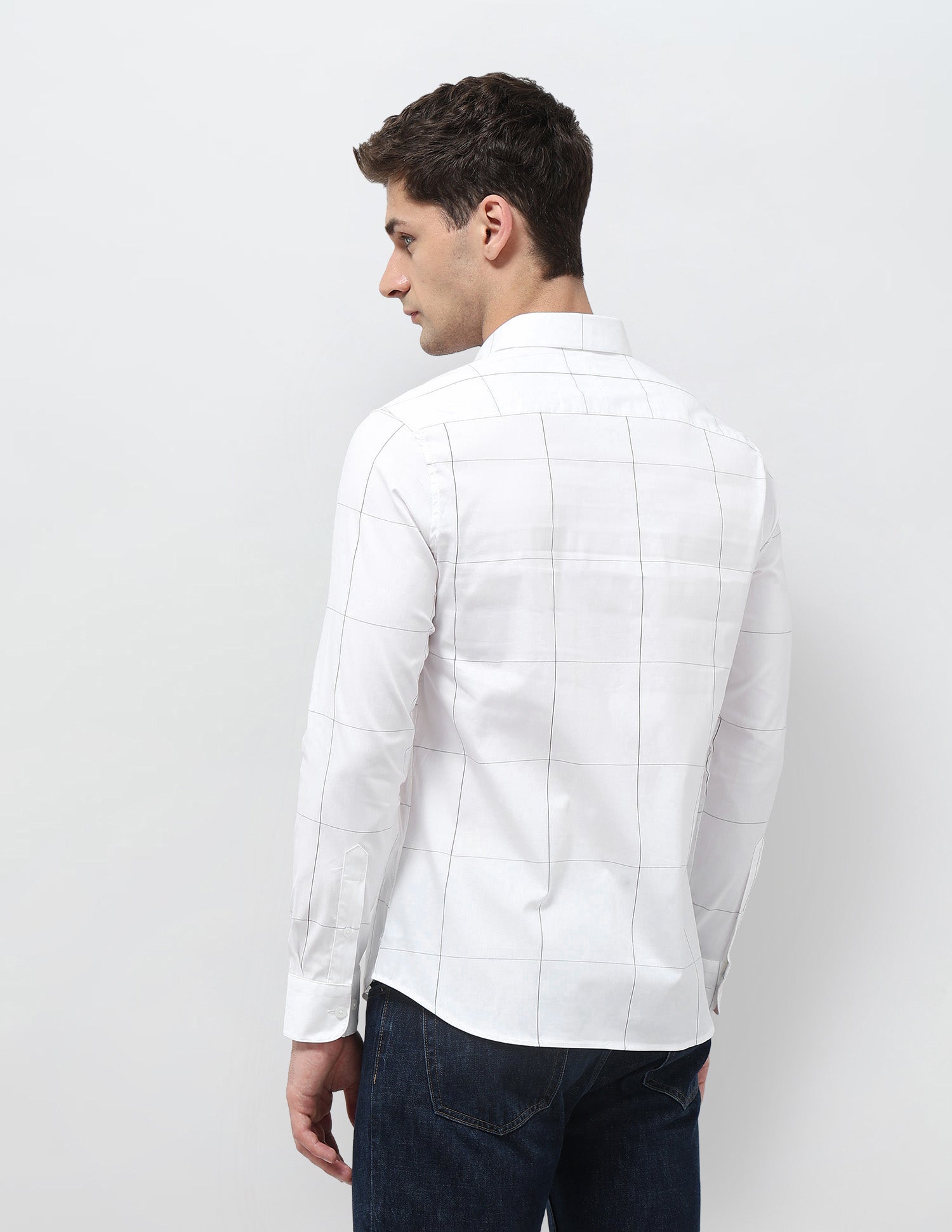 Twill Tailored Fit Shirt White - U.S. Polo Assn. India | Large