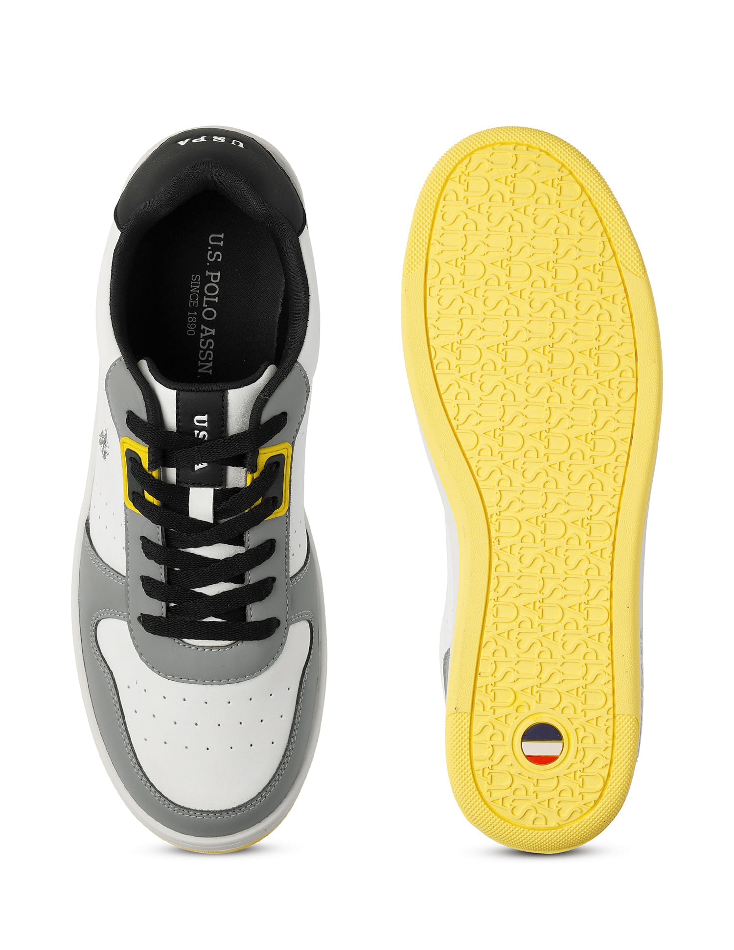 Men Oakley 2.0 Colourblocked Sneakers Grey - U.S. Polo Assn. India | Large