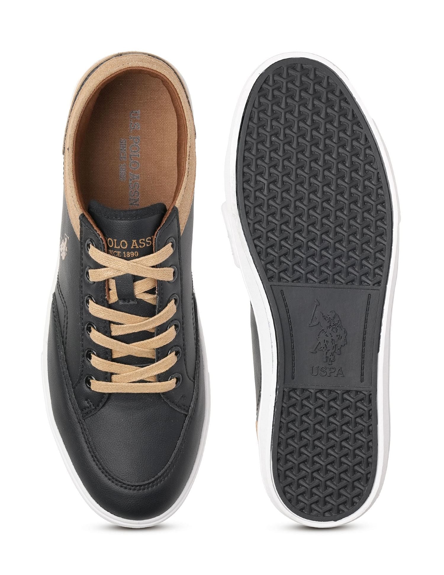 Men Monton 7.0 Solid Sneakers Black - U.S. POLO ASSN. | Large