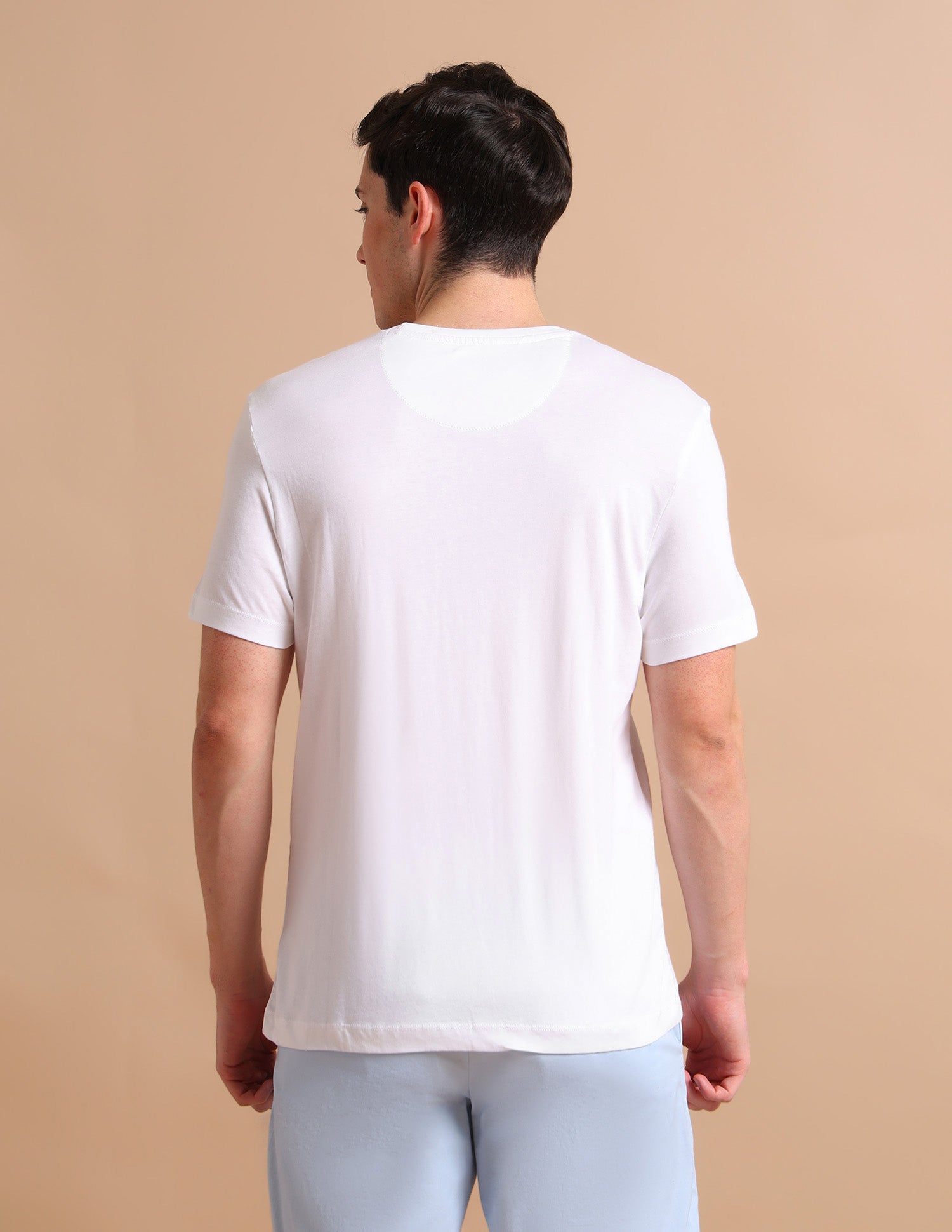 Contrast Logo T-Shirt White - U.S. POLO ASSN. | Large