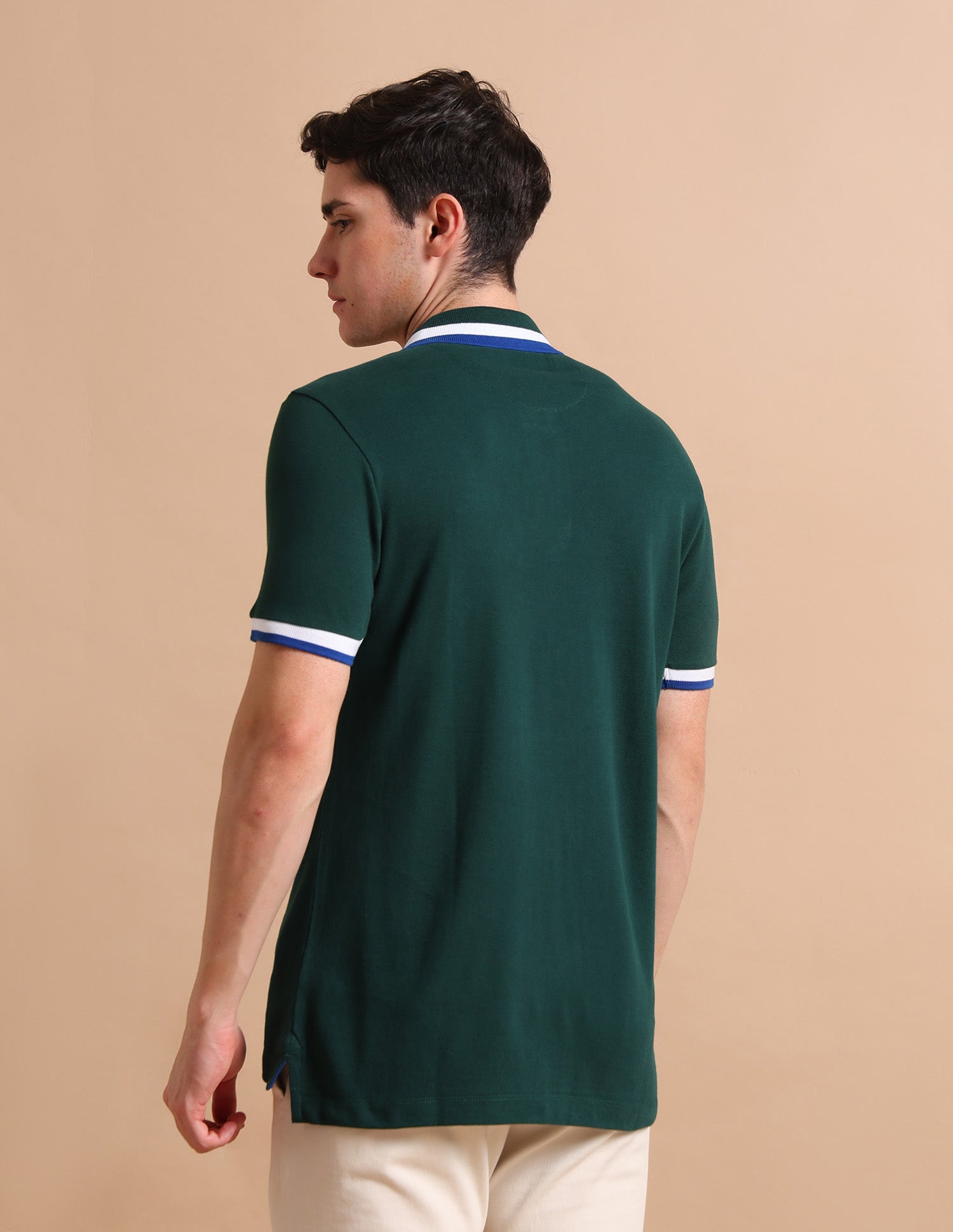 Heritage Tipped Polo Shirt Dark Green - U.S. POLO ASSN. | Large