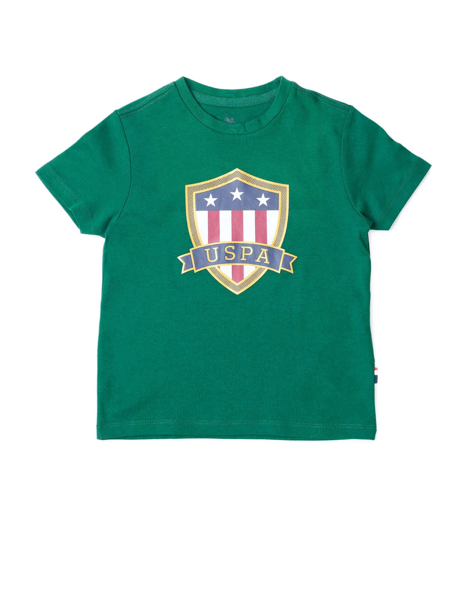 Boys Crew Neck Brand Printed T-Shirt Botanical Garden - U.S. POLO ASSN. | Large