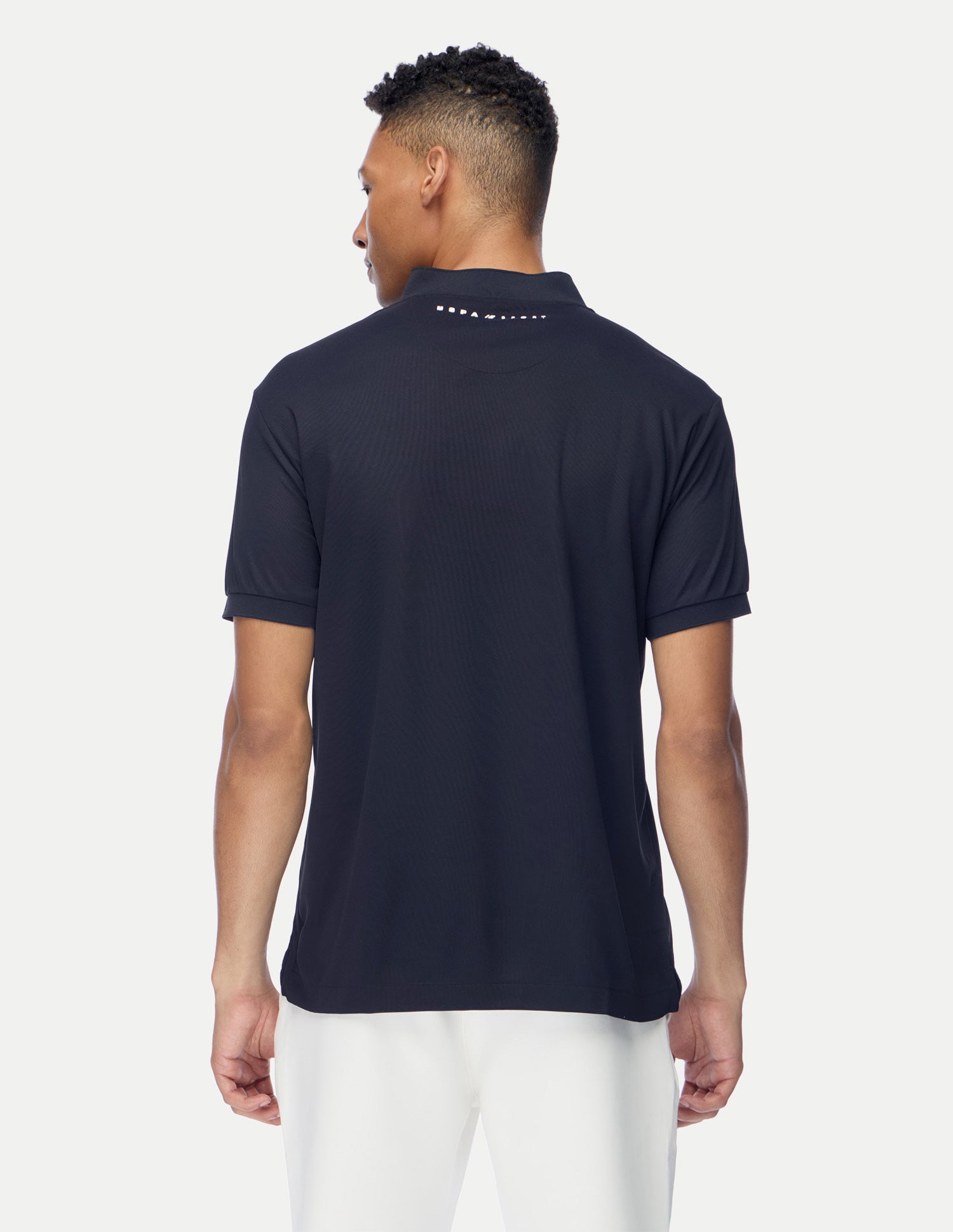 Brand Embossed Regular Fit Active Polo Shirt Navy - U.S. Polo Assn. India | Large