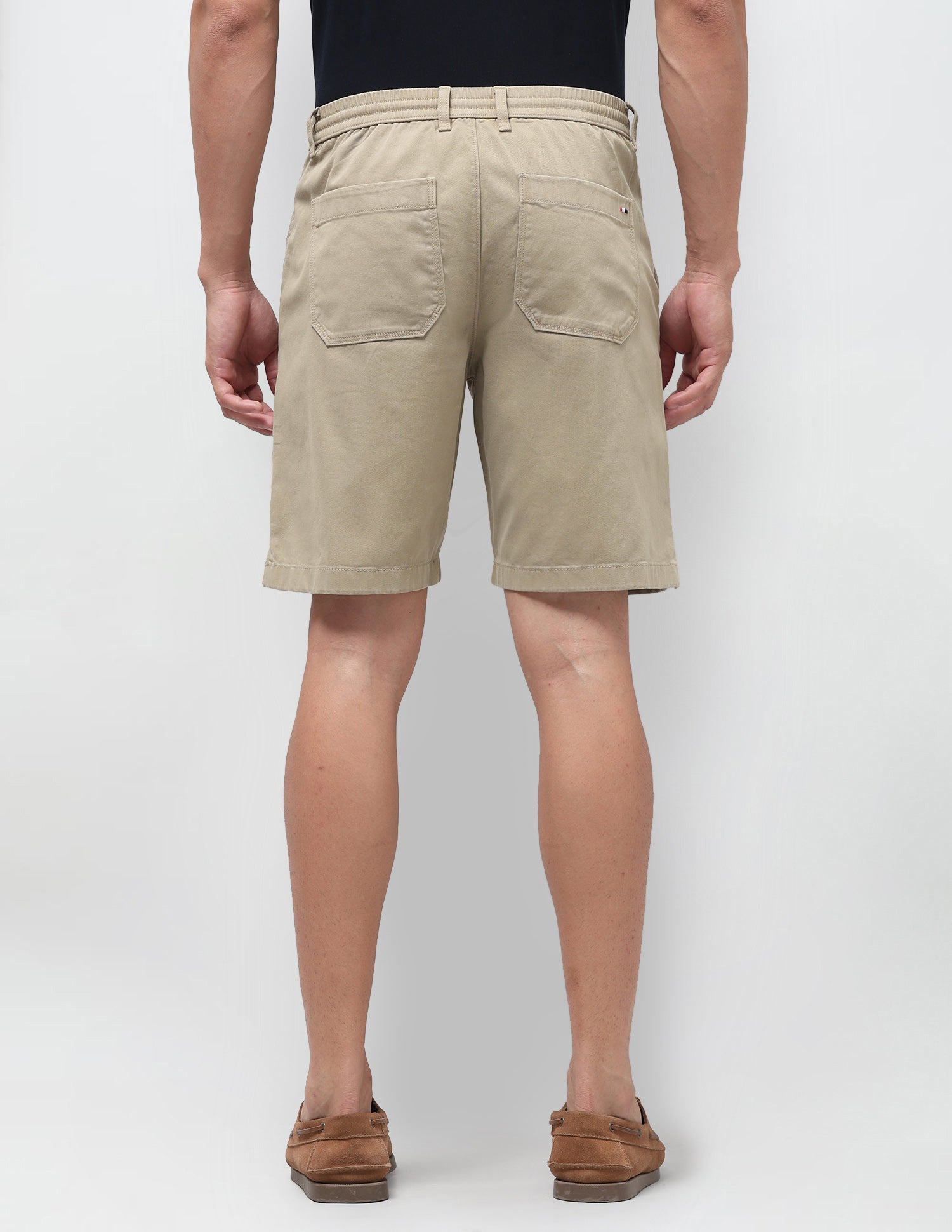 Mid Rise Slim Fit Shorts Khaki - U.S. Polo Assn. India | Large