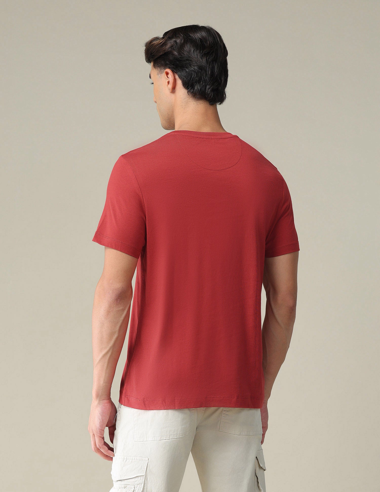 Short Sleeve Muscle Fit T-Shirt Maroon - U.S. POLO ASSN. | Large