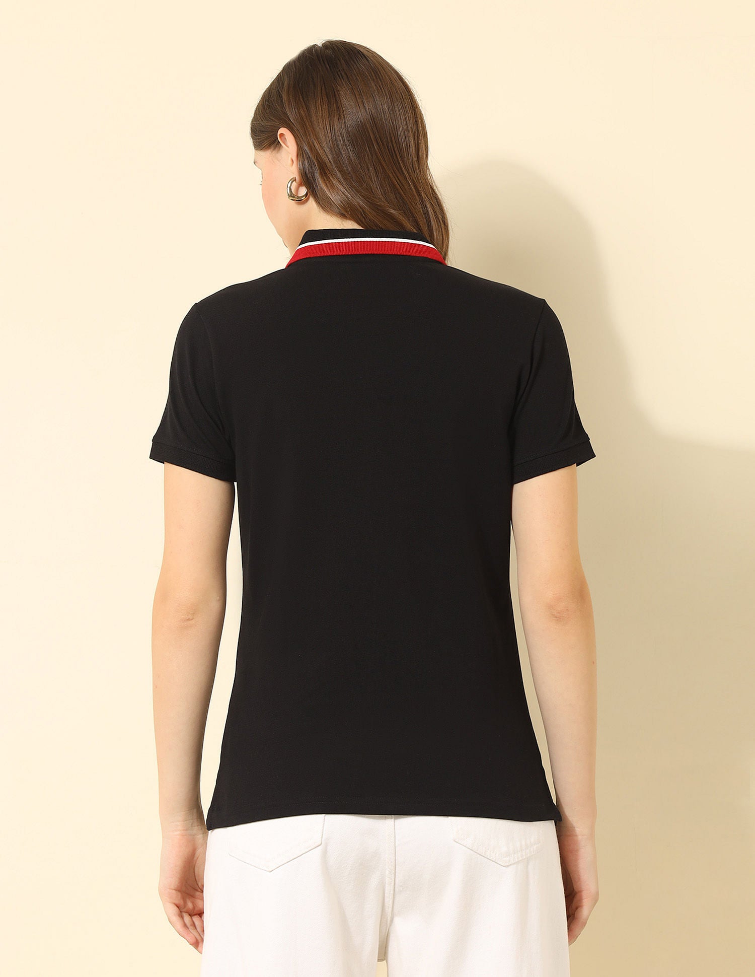 Regular Fit Solid Polo Shirt Black - U.S. POLO ASSN. | Large