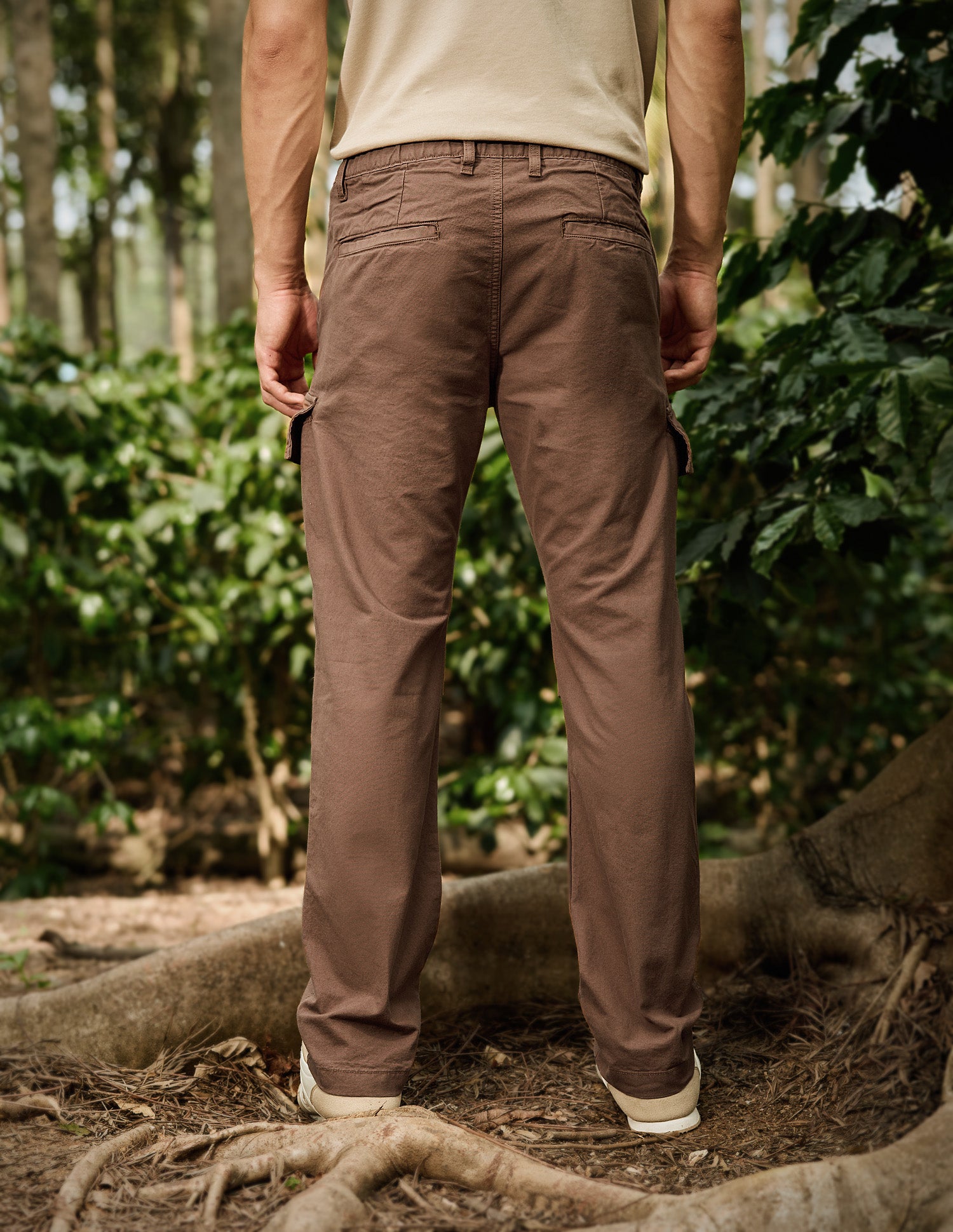Straight Fit Cargo Trousers Brown - U.S. Polo Assn. India | Large