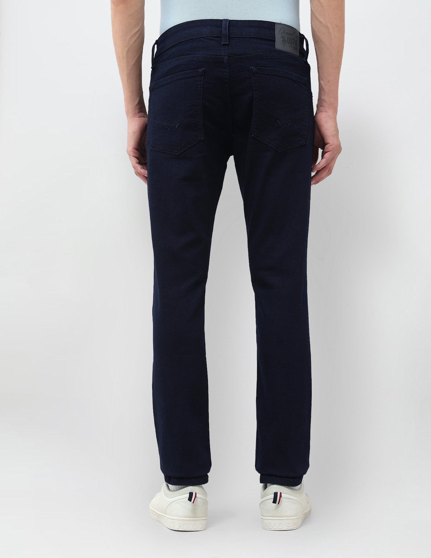 Brandon Slim Tapered Fit Blue Jeans Indigo - U.S. POLO ASSN. | Large