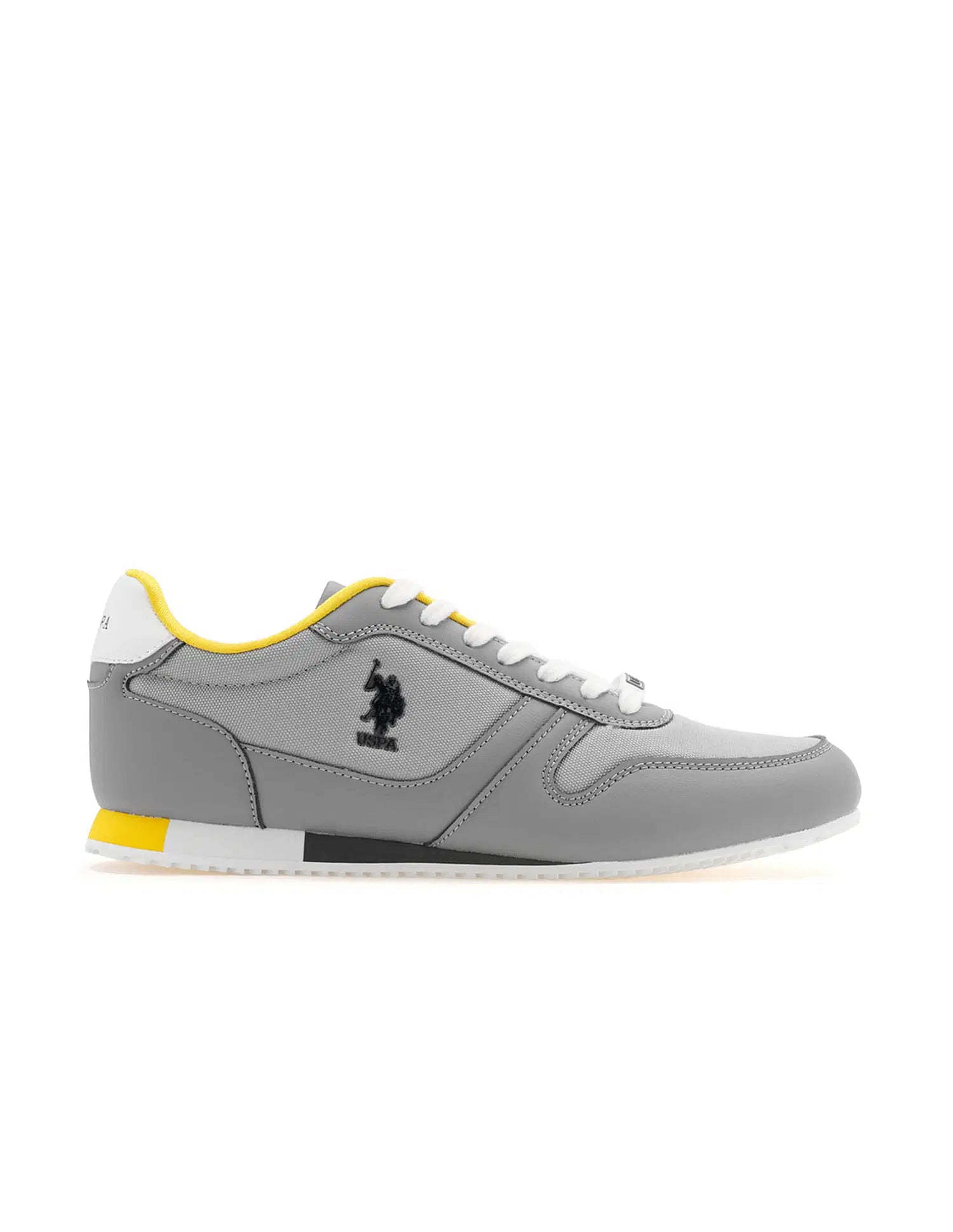 Men Clemt 3.0 Colourblocked Sneakers Grey - U.S. POLO ASSN. | Large