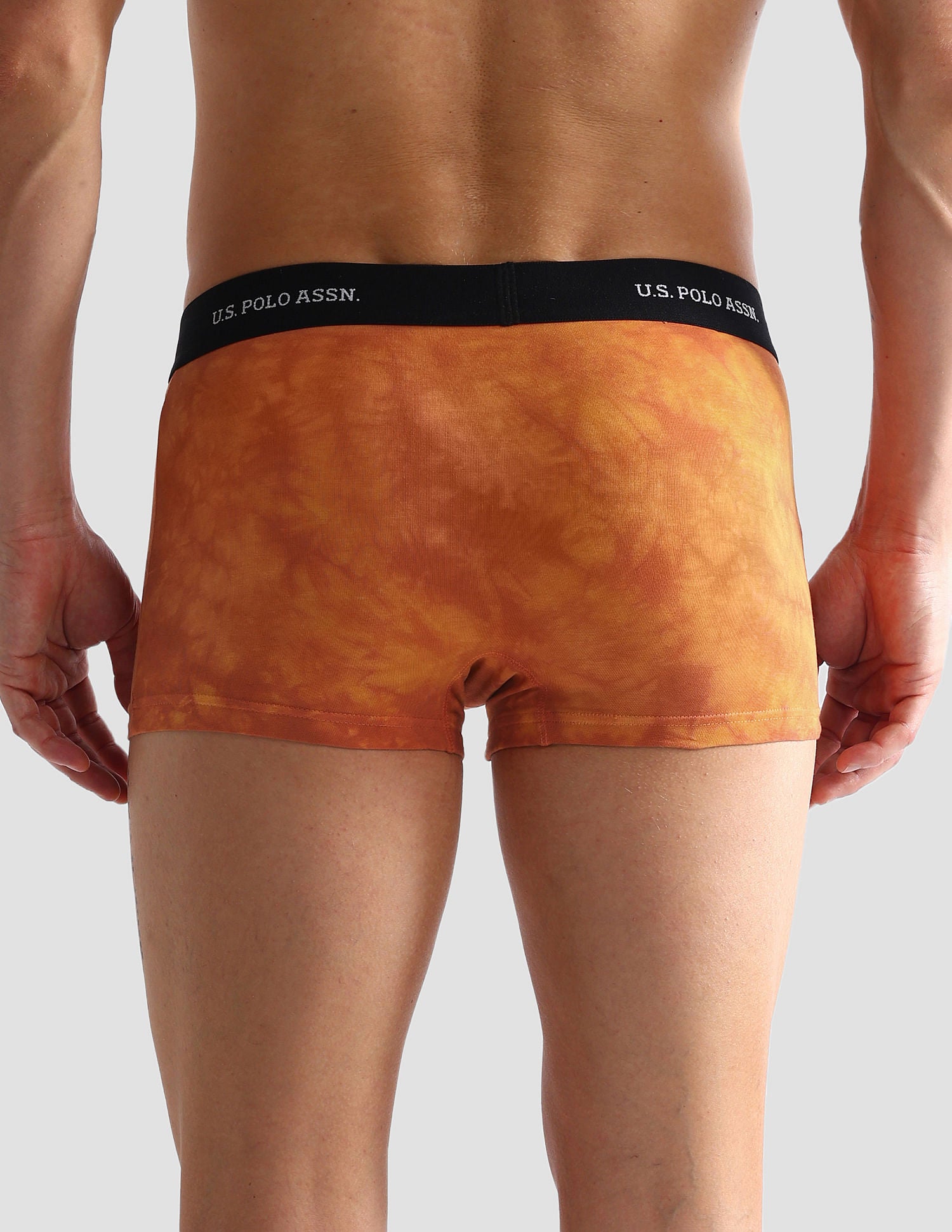 Cotton Stretch Antibacterial OET03 Trunks - Pack Of 1 Brown - U.S. POLO ASSN. | Large