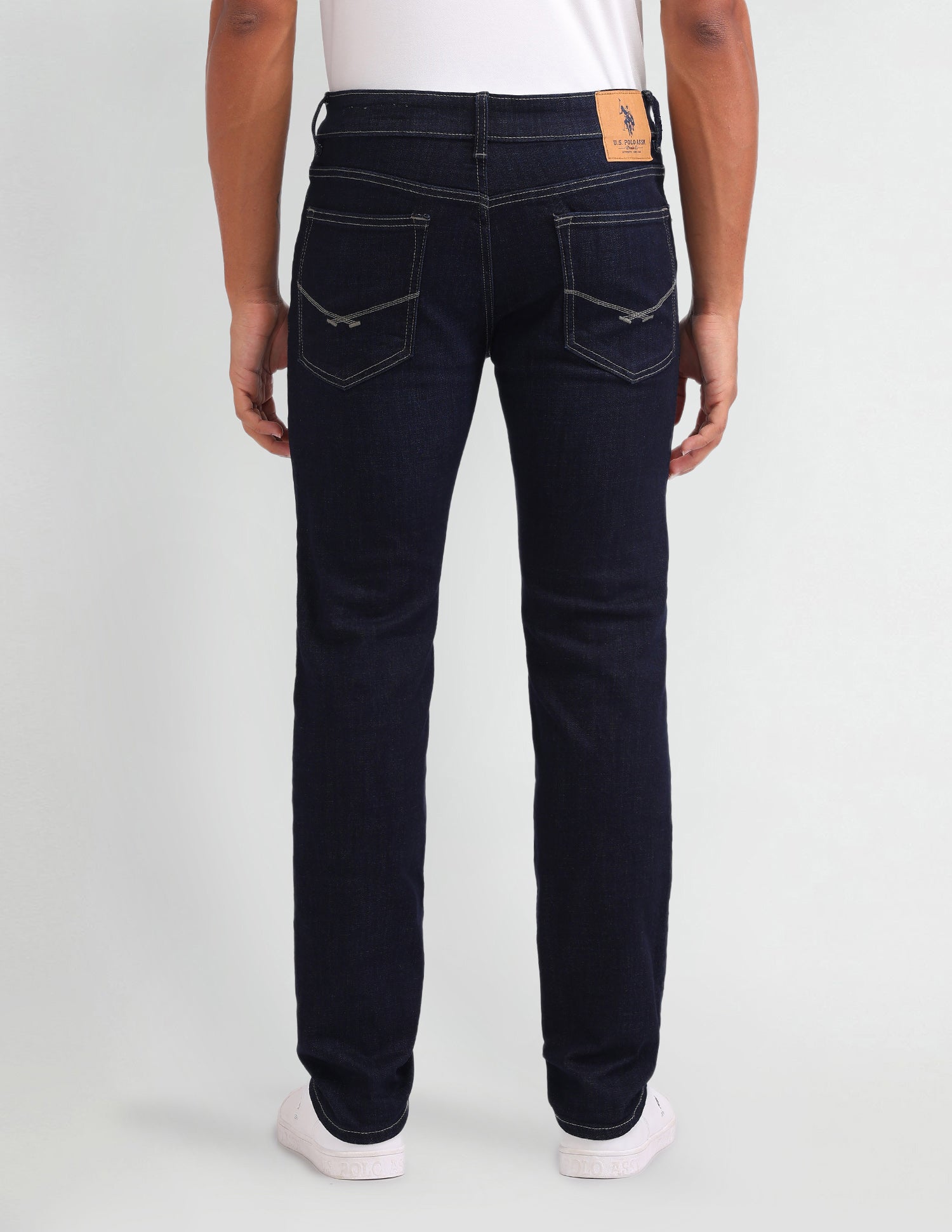 Regallo Skinny Fit Blue Jeans Blue - U.S. Polo Assn. India | Large
