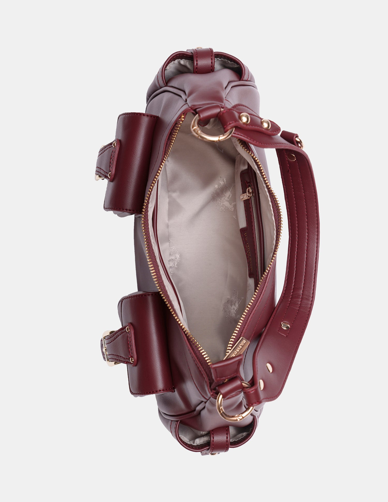 Women Alana Shoulder Bag Burgundy - U.S. POLO ASSN. | Large