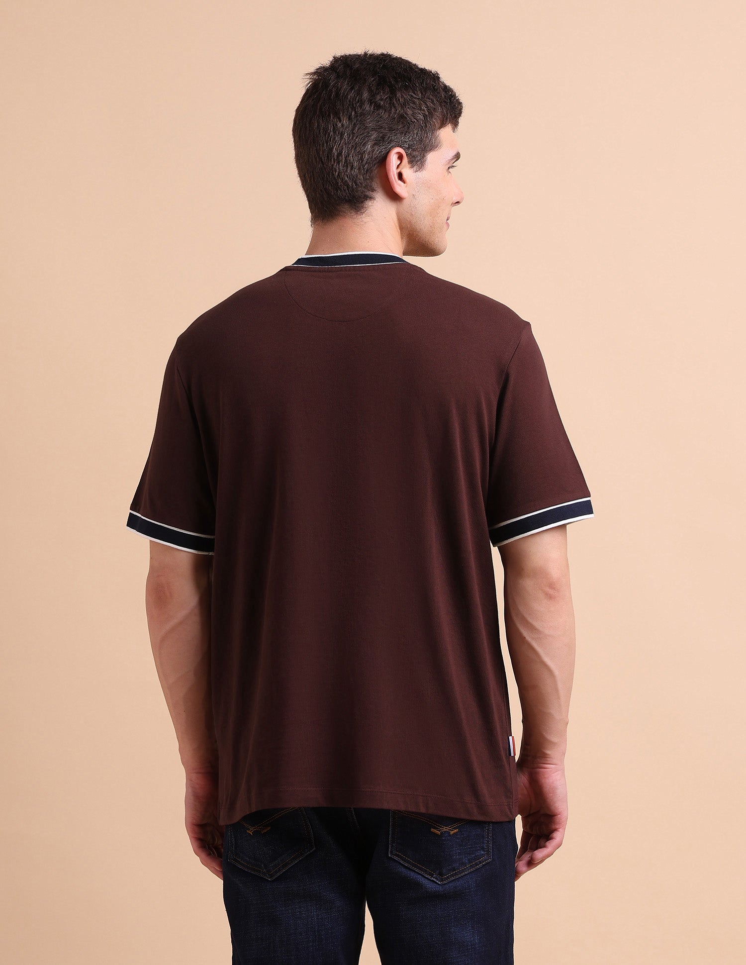 Pure Cotton Muscle Fit T-Shirt Maroon - U.S. POLO ASSN. | Large