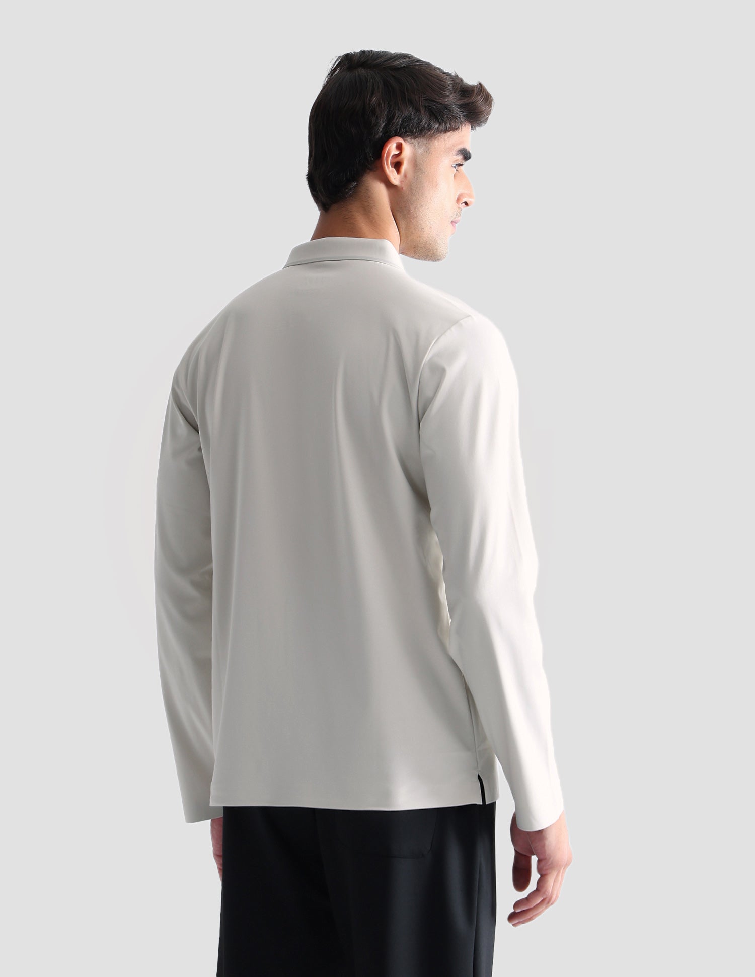 Solid Regular Fit Active Polo Shirt Beige - U.S. POLO ASSN. | Large